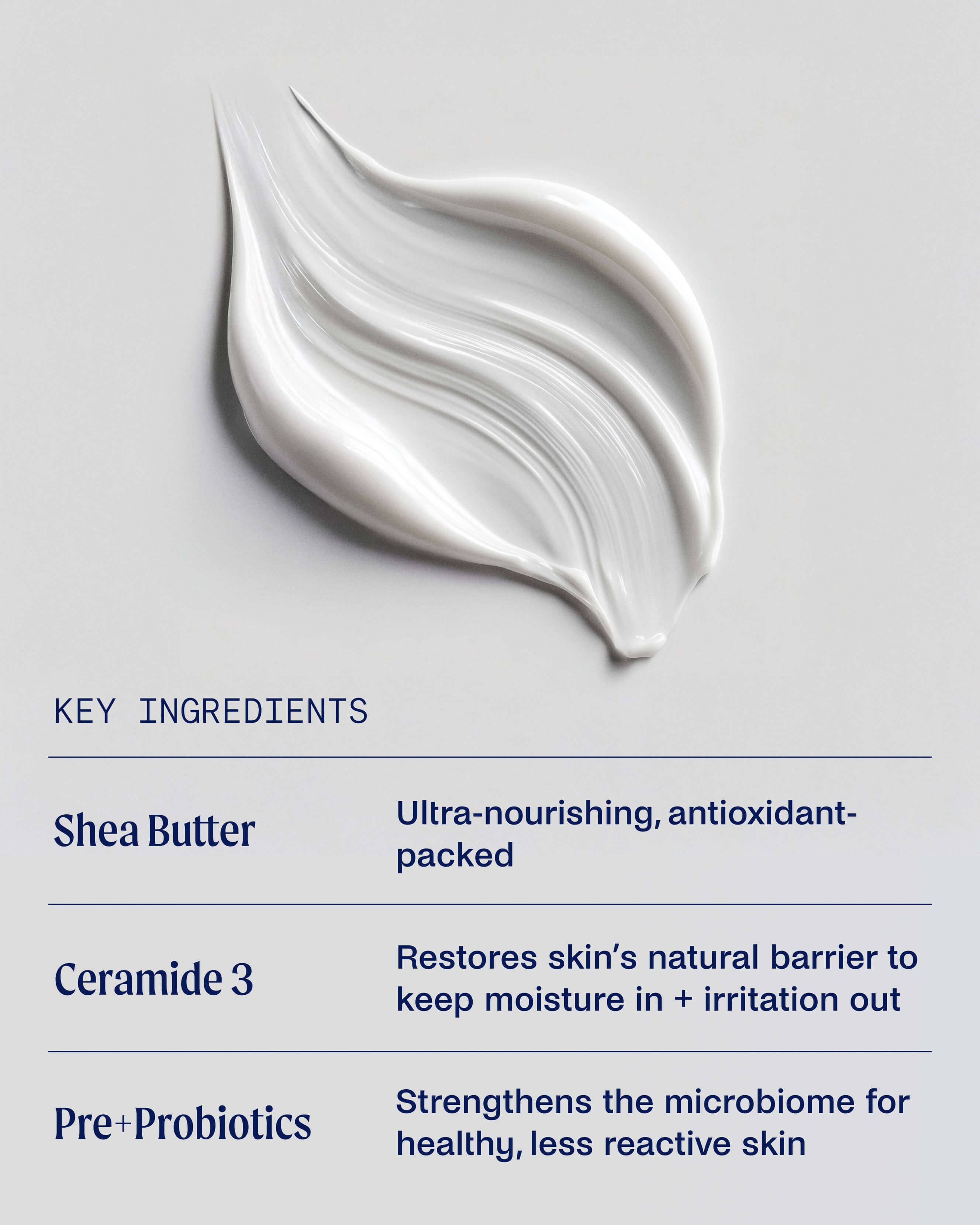 Barrier-Repair Moisturizing Body Cream for Sensitive Skin (Unscented)