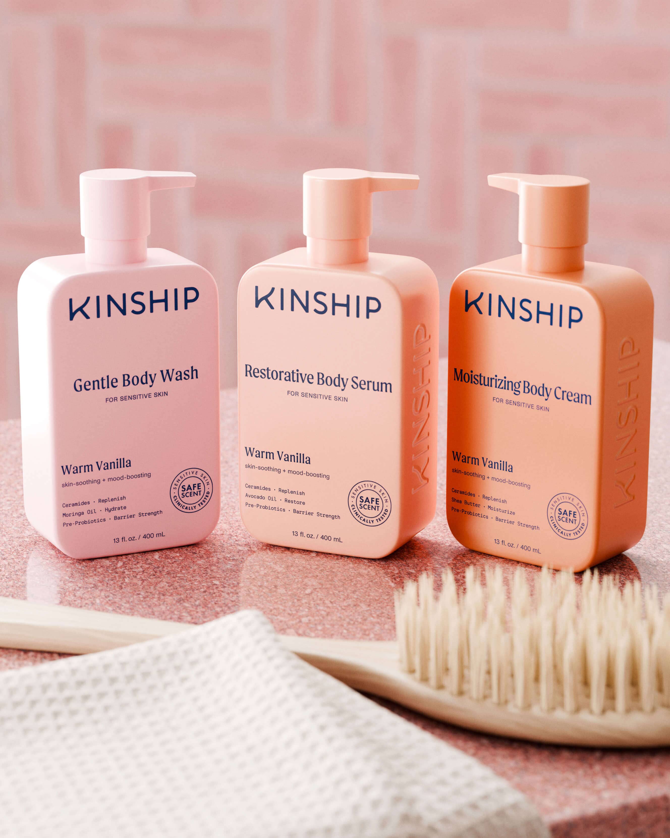 Barrier-Repair Moisturizing Body Cream for Sensitive Skin (Warm Vanilla)