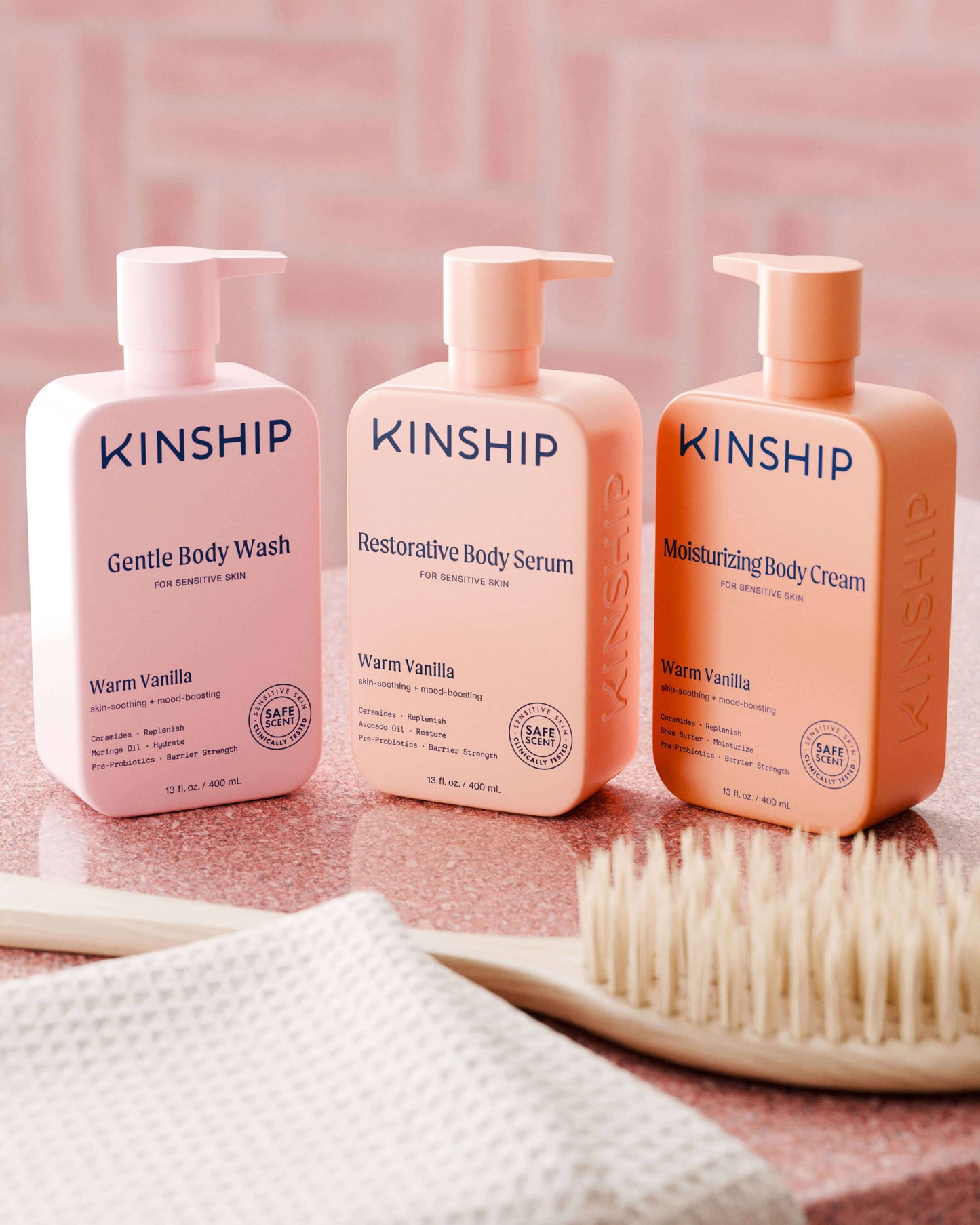 Barrier-Repair Moisturizing Body Cream for Sensitive Skin (Warm Vanilla)