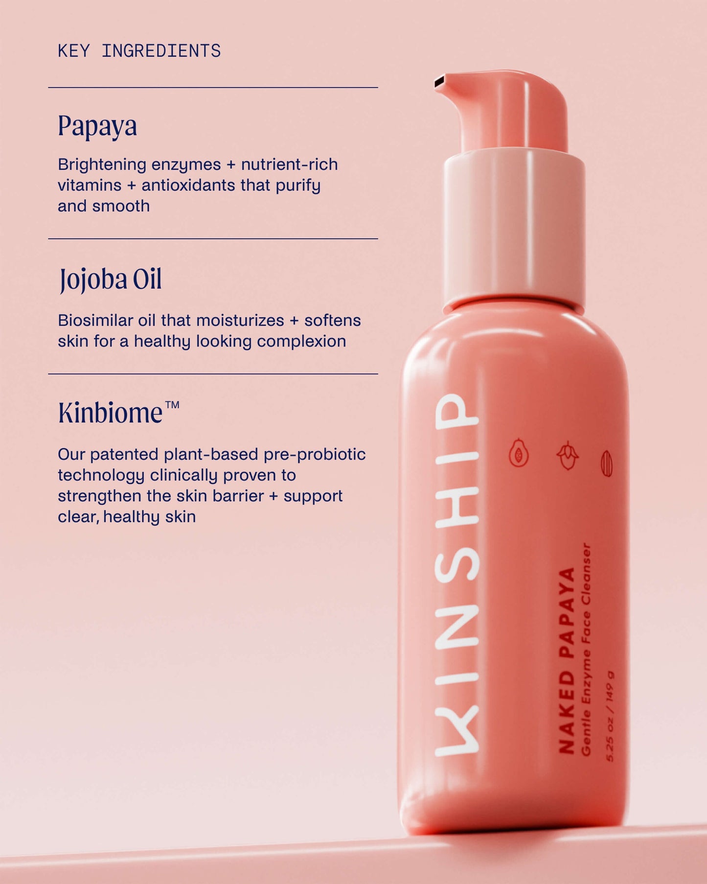 Naked Papaya Gentle Enzyme Milky Cleanser