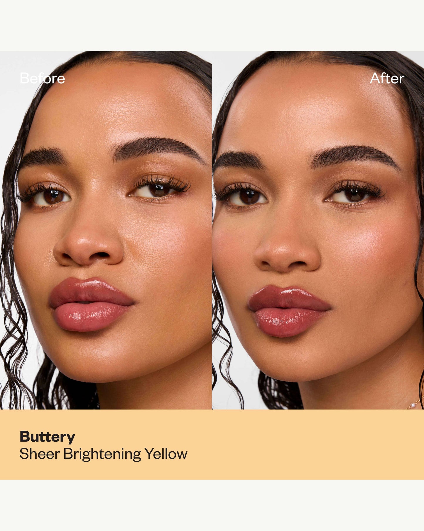 Buttery (sheer brightening yellow)
