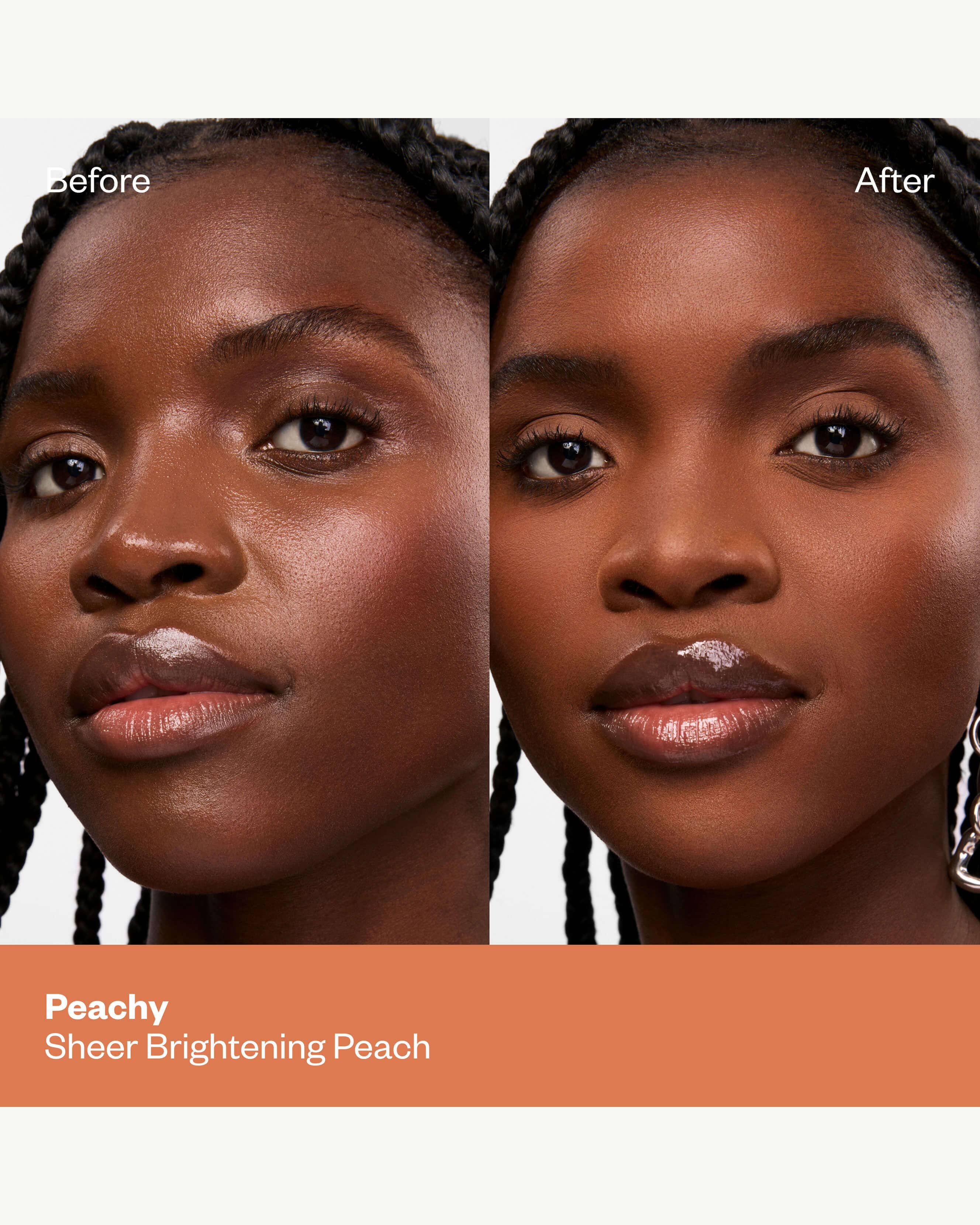 Peachy (sheer brightening peach)