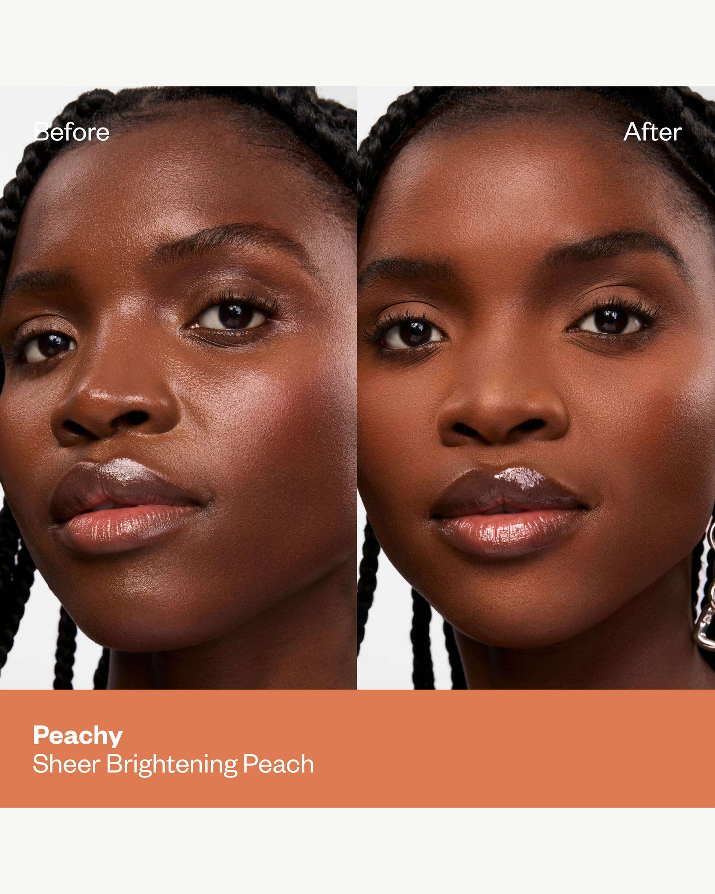 Peachy (sheer brightening peach)