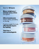 Cloud Set Translucent Loose Setting + Blurring Powder – Credo