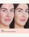 Tone 2.6 C (light with cool pink undertones)