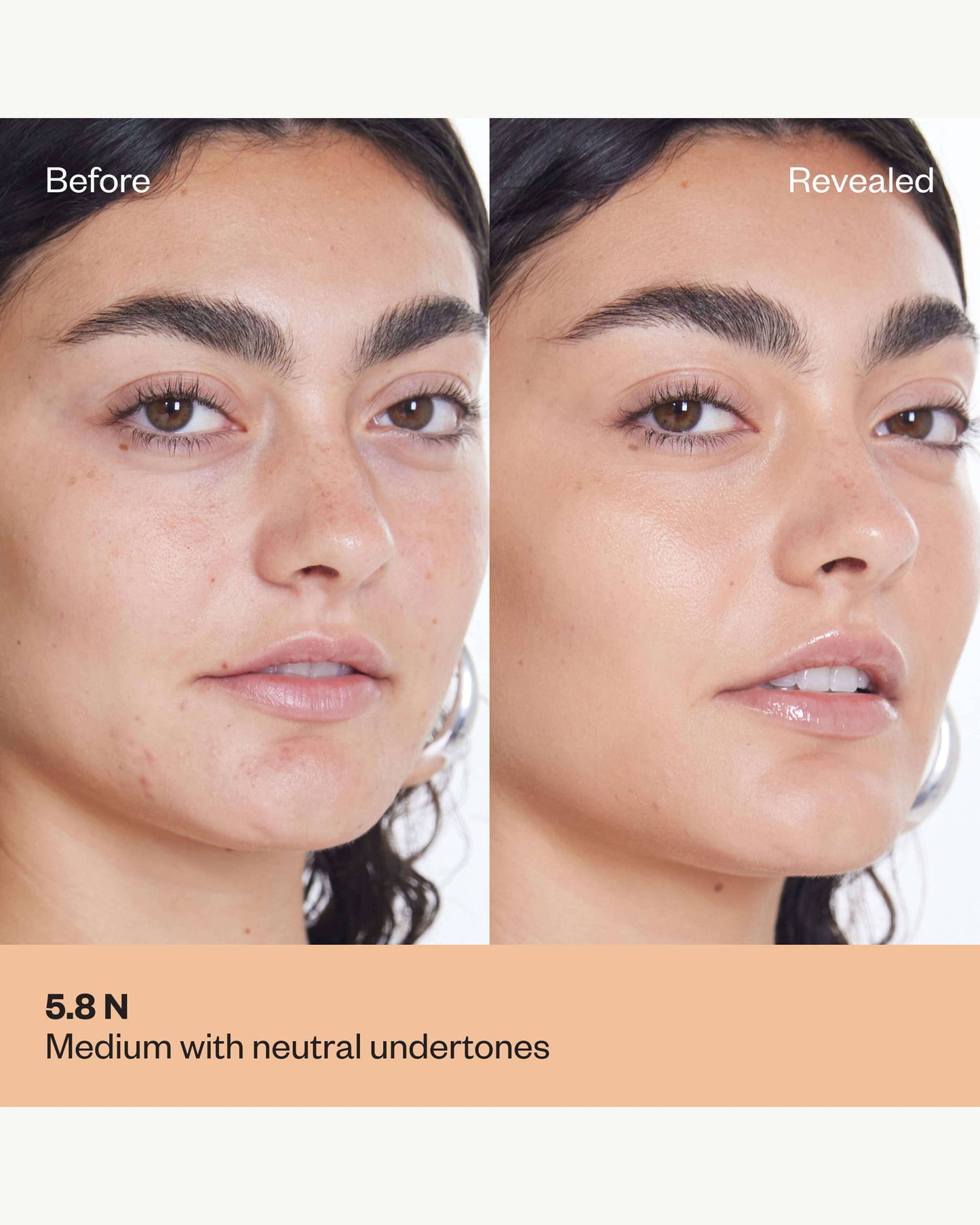 Tone 5.8 N (medium with neutral undertones)