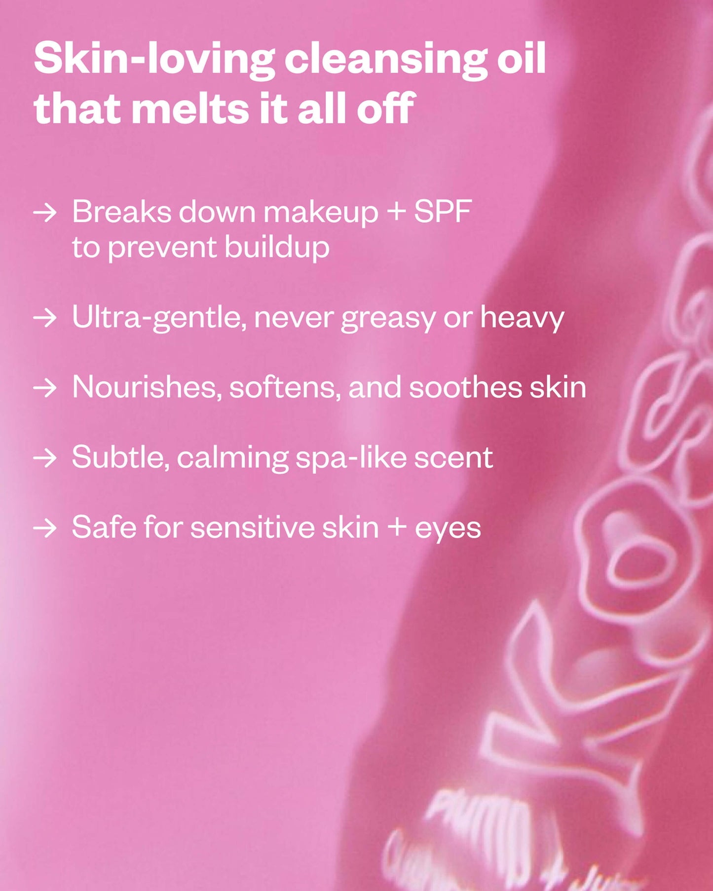 Plump + Juicy Cushiony Calm Botanical Cleansing Oil