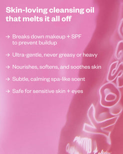Plump + Juicy Cushiony Calm Botanical Cleansing Oil