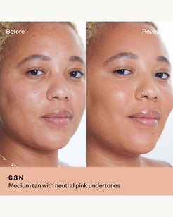 Tone 6.3 N (medium tan with neutral pink undertones)