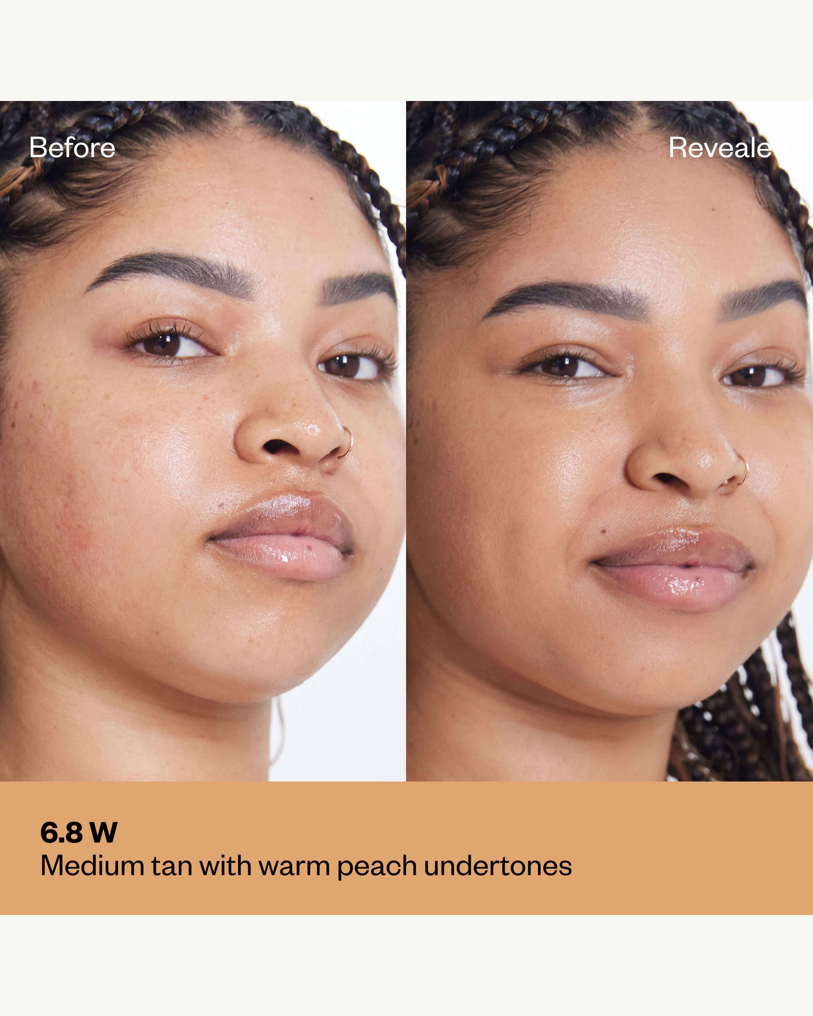 Tone 6.8 W (tan with warm peach undertones)