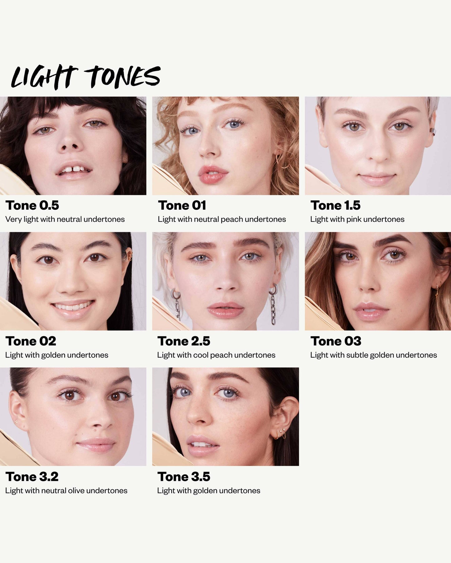Tone 3.2 O (light with neutral olive undertones)
