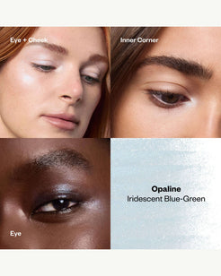 Opaline (iridescent blue-green)