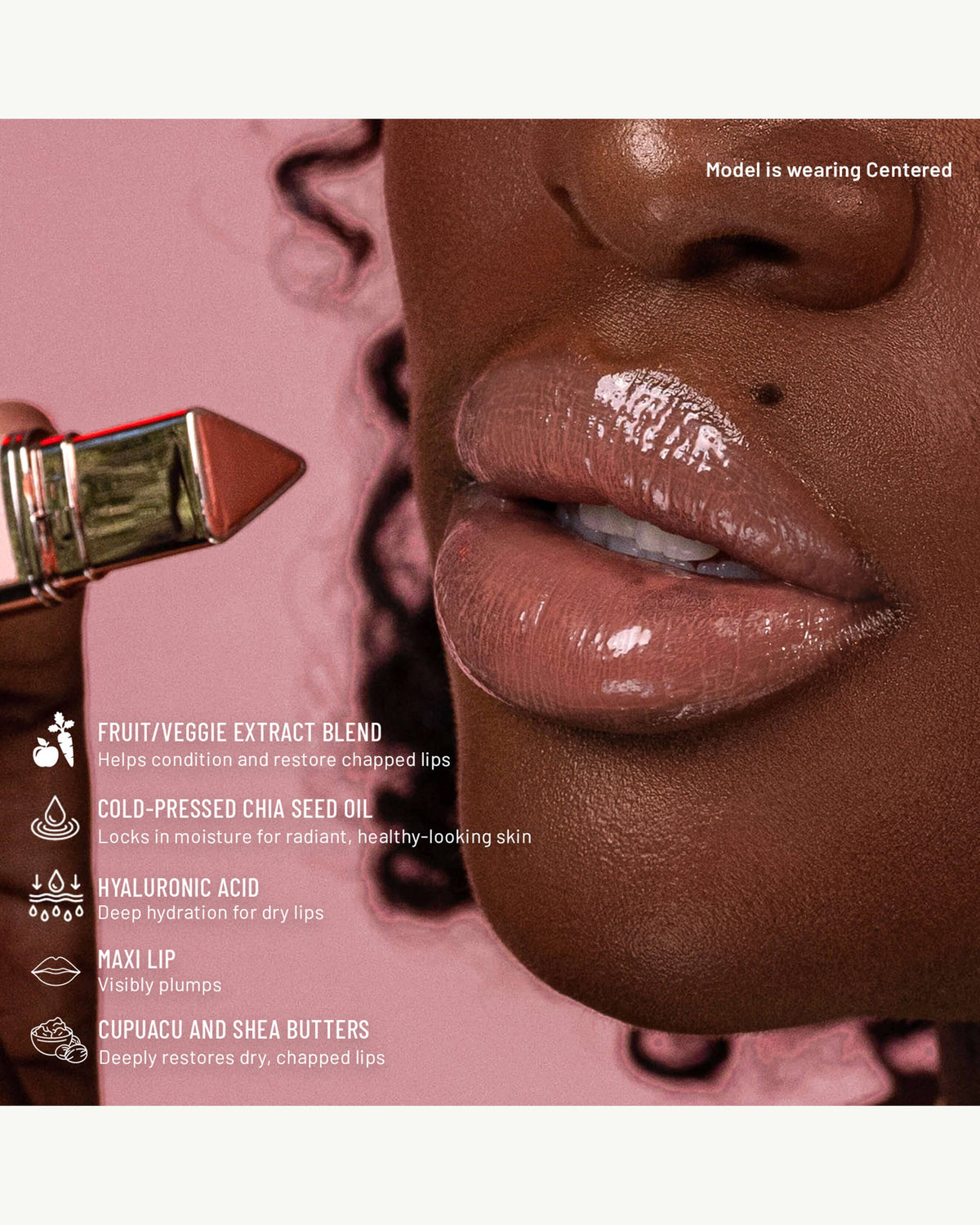Speak Love 3-Piece Mini Lip-Plumping Glossy Lip Balm Set