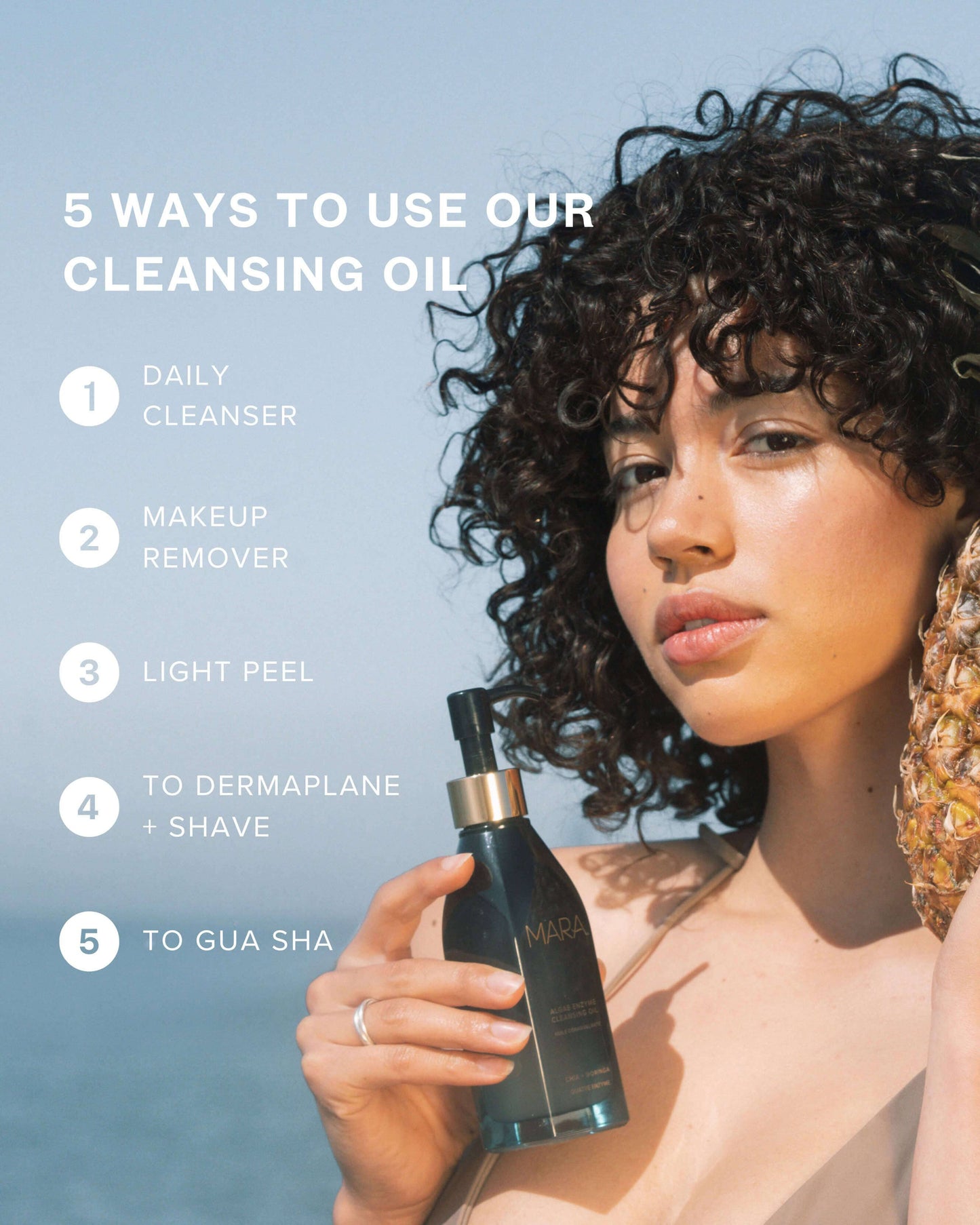 Algae Enzyme Cleansing Oil Makeup Remover with Chia + Moringa