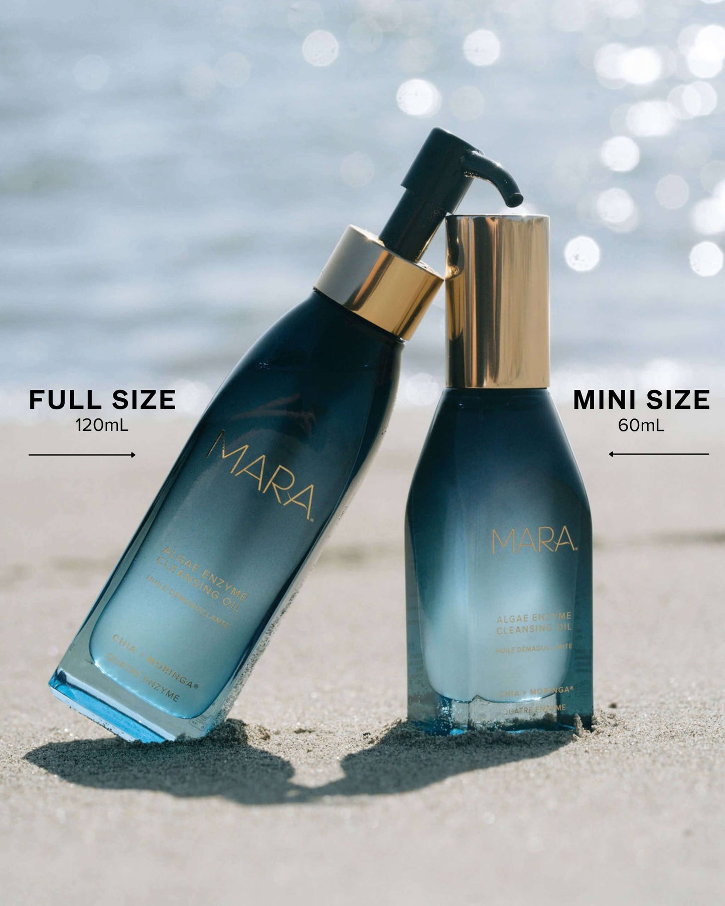 Algae Enzyme Cleansing Oil Makeup Remover with Chia + Moringa