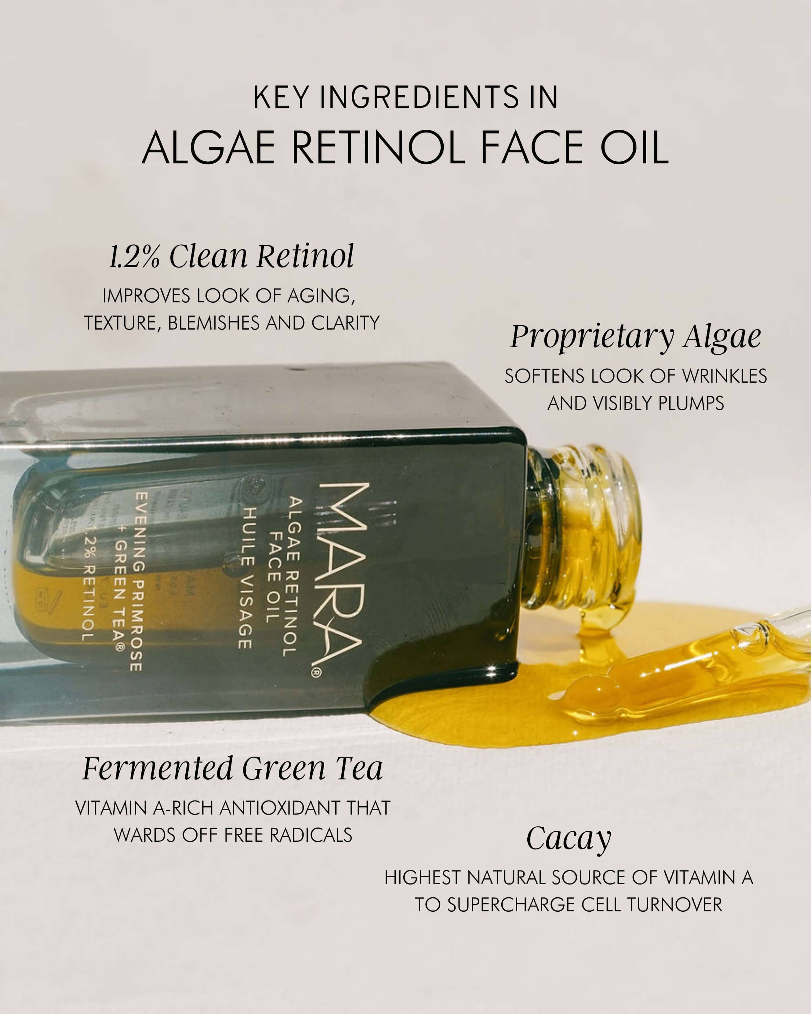 Evening Primrose + Green Tea Algae Retinol Oil