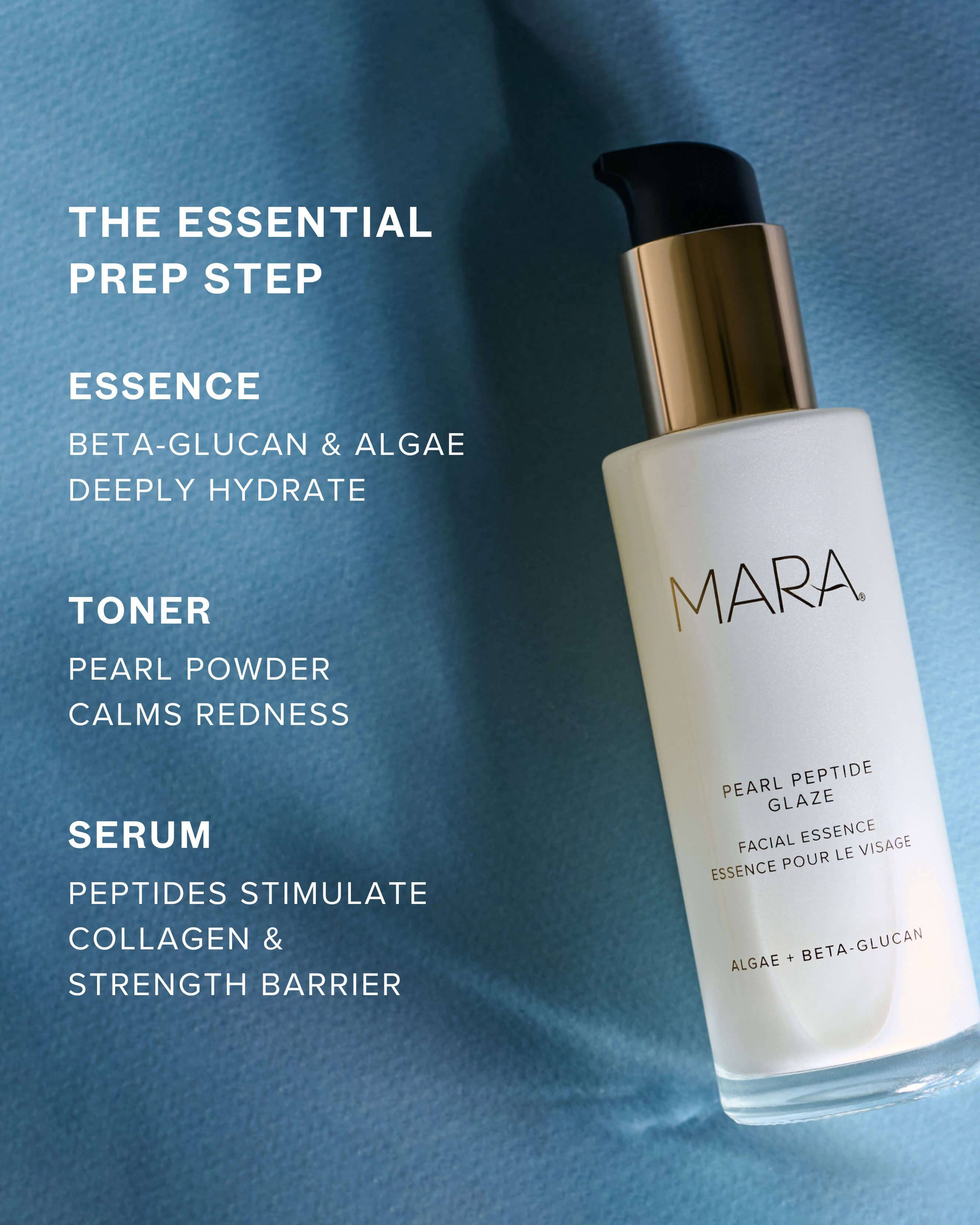 Pearl Peptide Glaze 3-in-1 Essence Toner Serum for Hydration & Redness