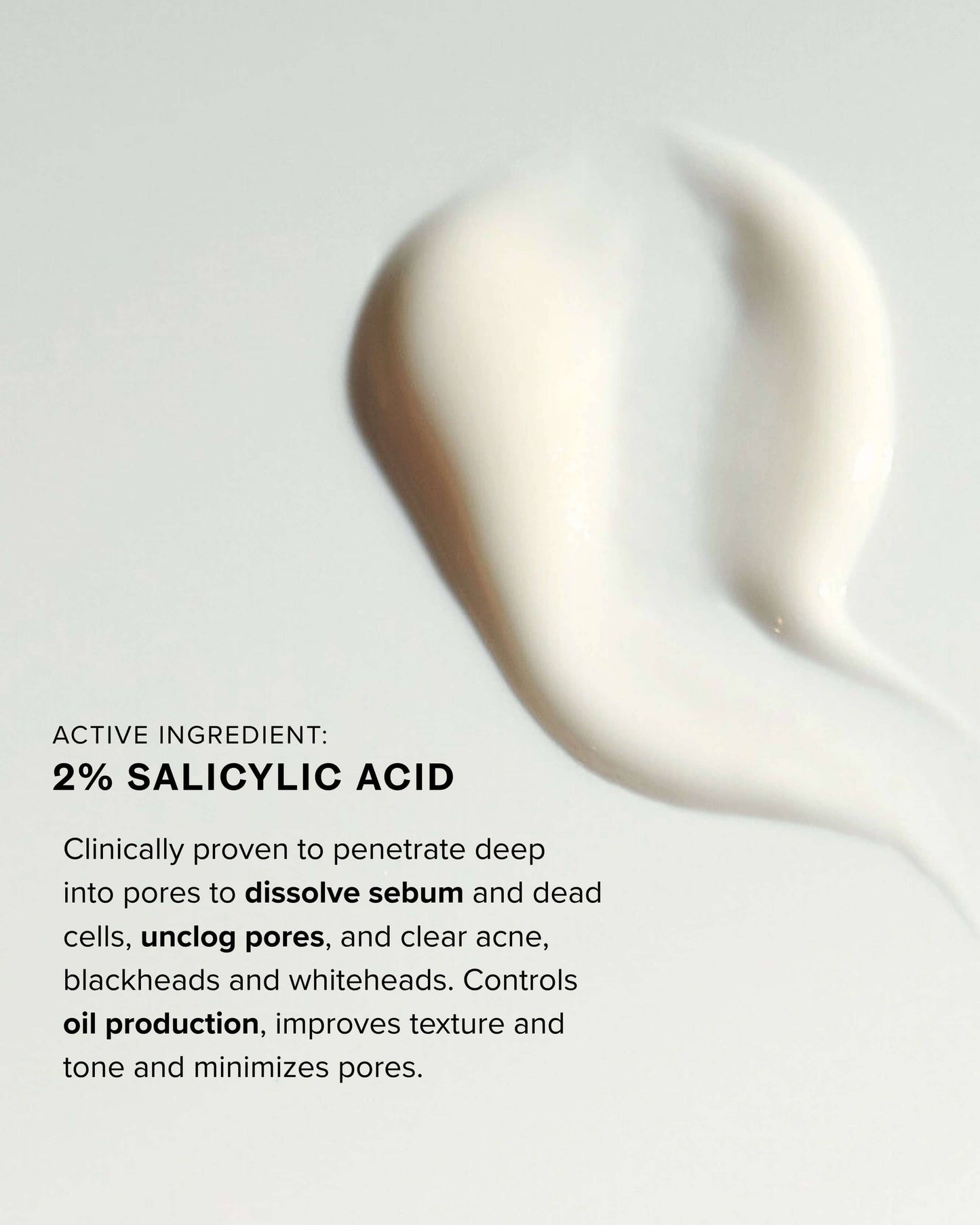 Clear Skin Mineral Milk 2% Salicylic Acid Acne Treatment with Niacinamide + Copper