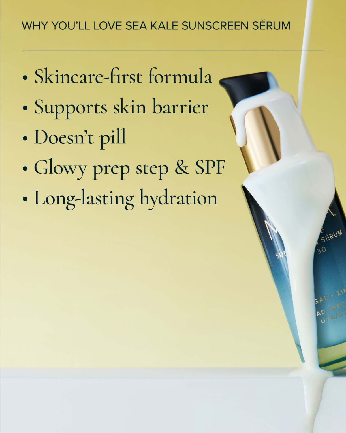 Mineral Sunscreen Serum SPF 30 PA+++ with Algae + Zinc