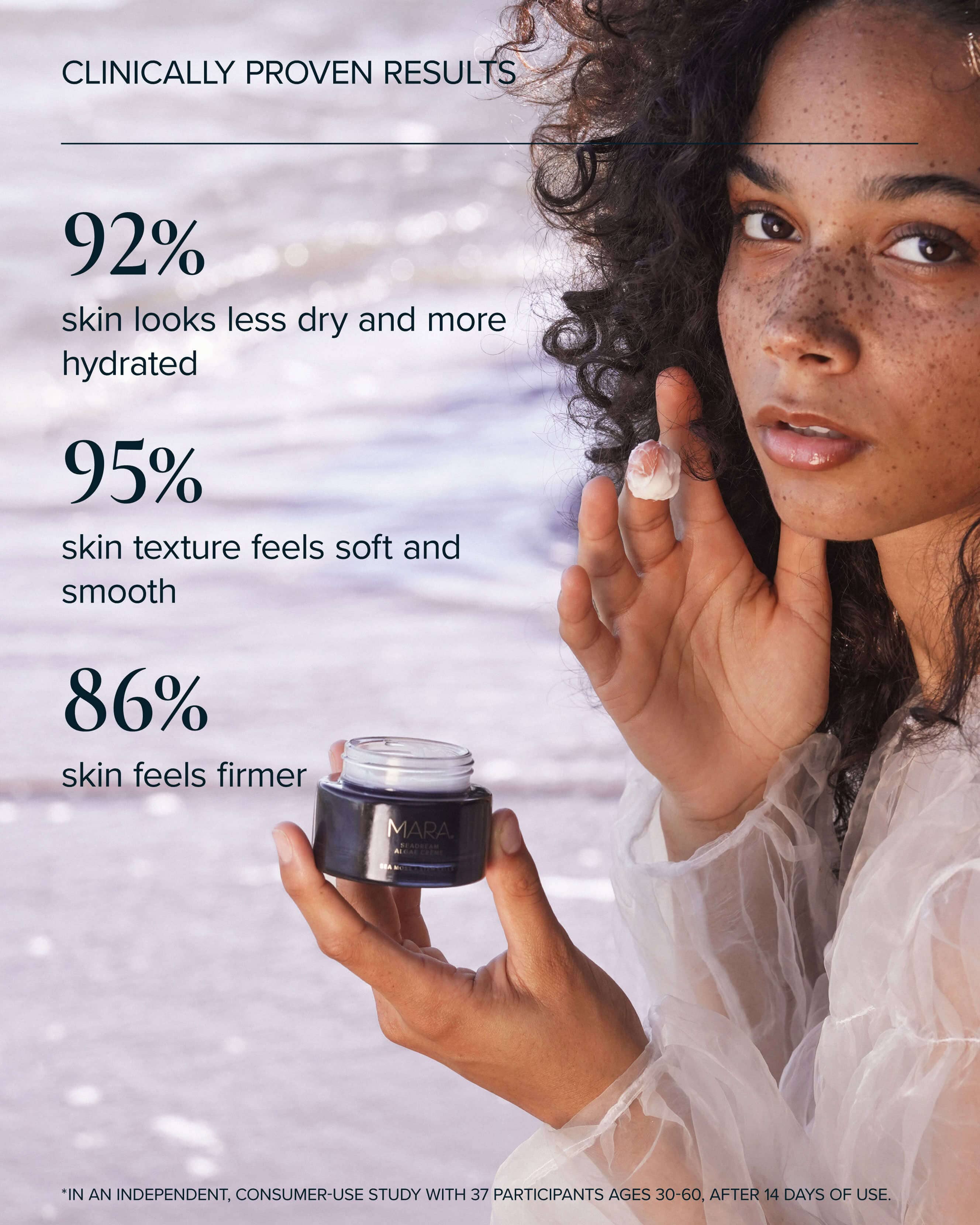 SeaDream Algae Creme Moisturizer for Firming & Tightening with Sea Moss + Peptides