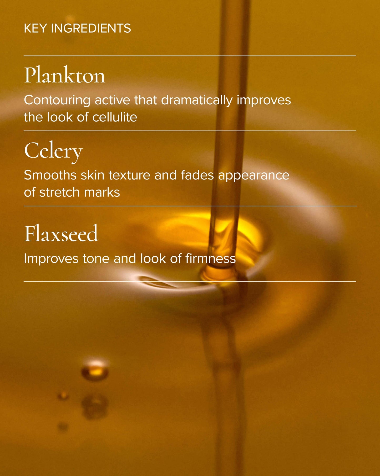 Sea Sculpt Body Oil for Firmness & Cellulite with Algae + Moringa