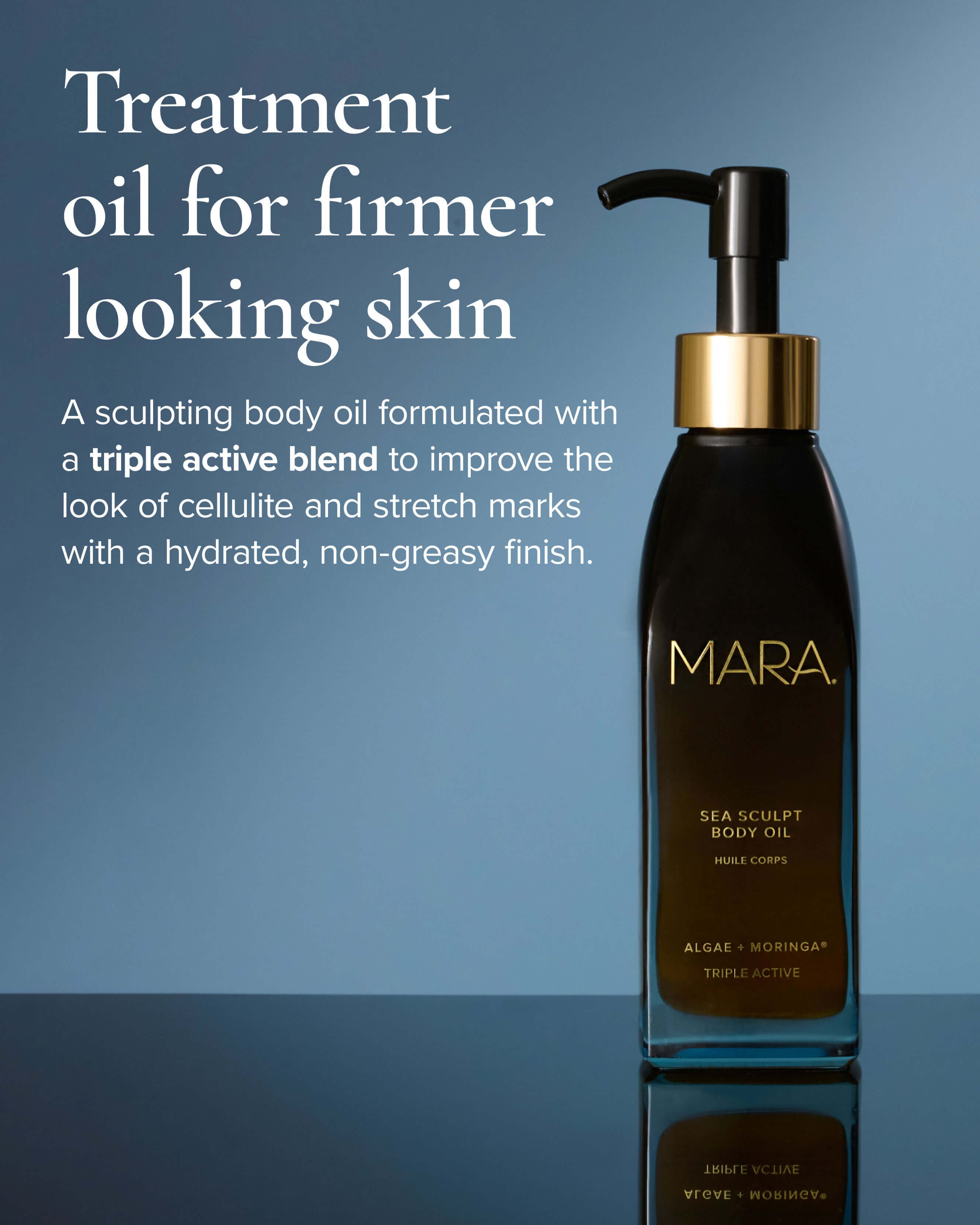 Sea Sculpt Body Oil for Firmness & Cellulite with Algae + Moringa