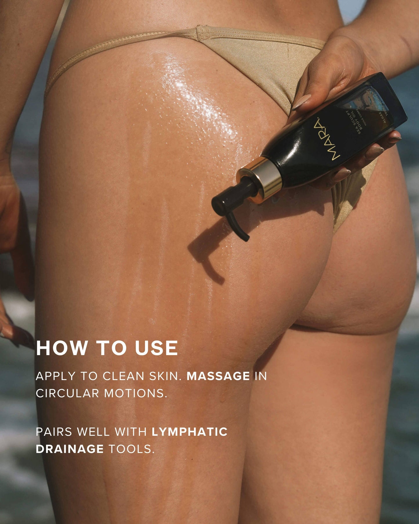Sea Sculpt Body Oil for Firmness & Cellulite with Algae + Moringa
