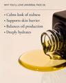Universal Hydrating Face Oil for Anti-Aging and Glow with Algae + Moringa