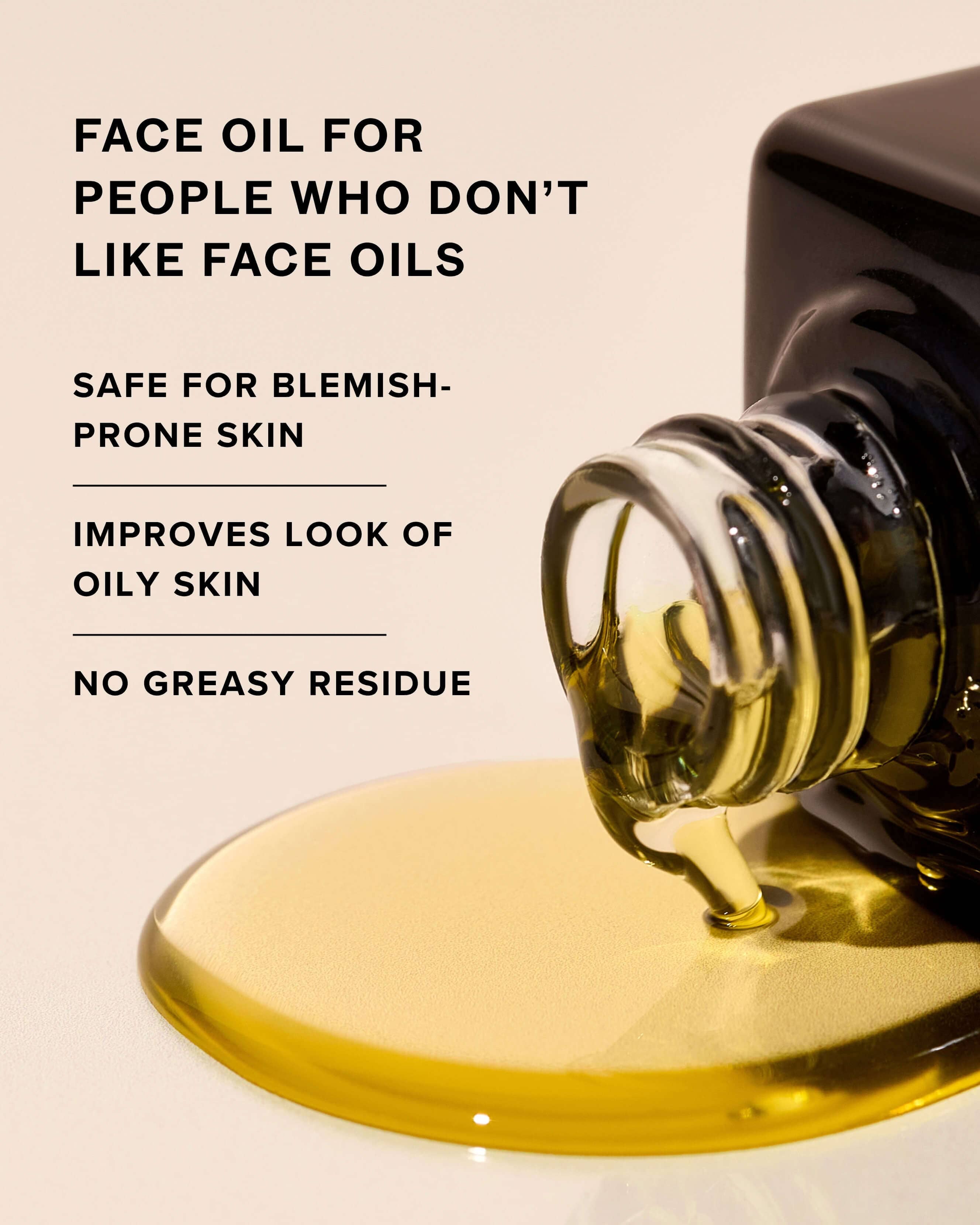 Universal Hydrating Face Oil for Anti-Aging and Glow with Algae + Moringa