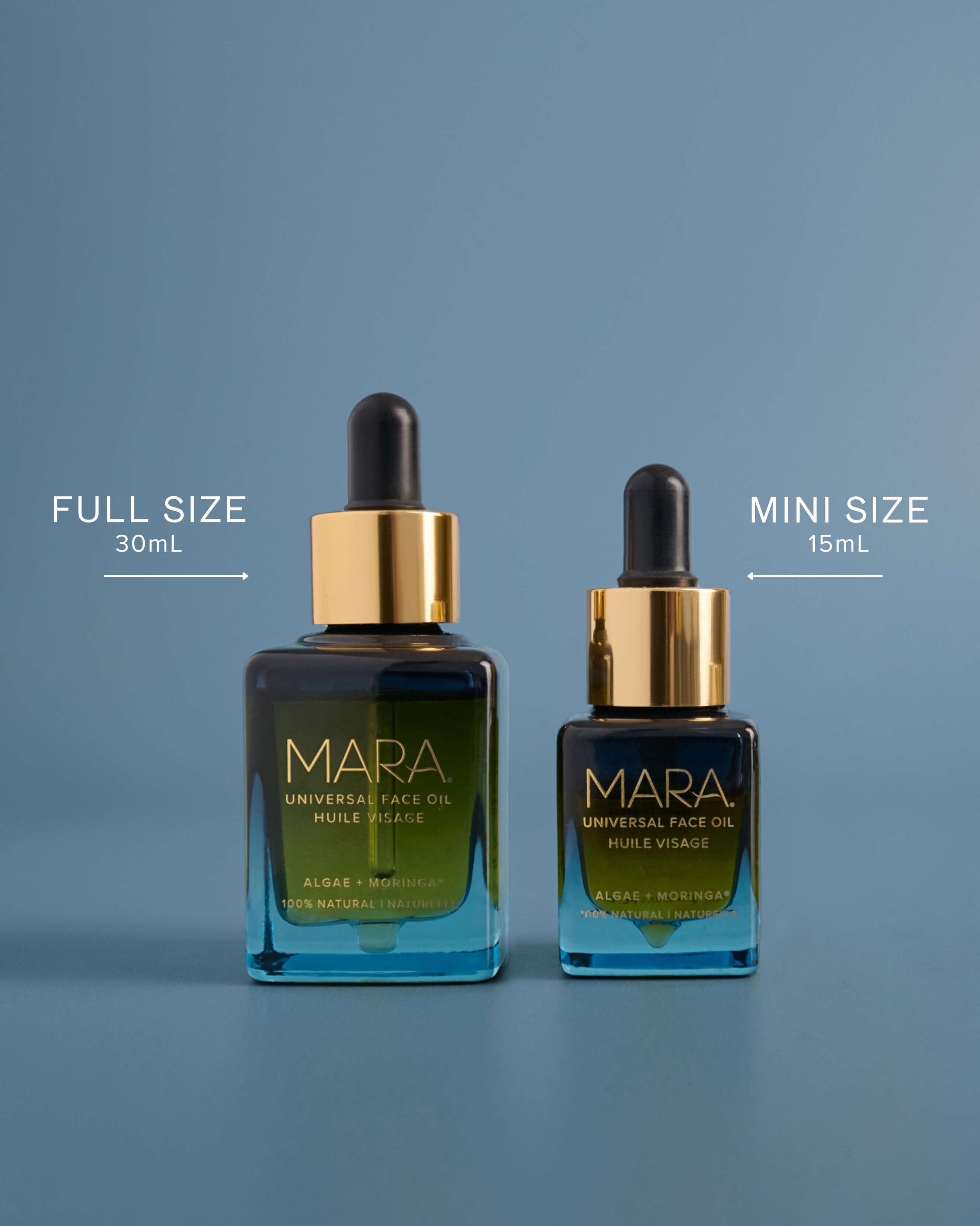 Universal Hydrating Face Oil for Anti-Aging and Glow with Algae + Moringa