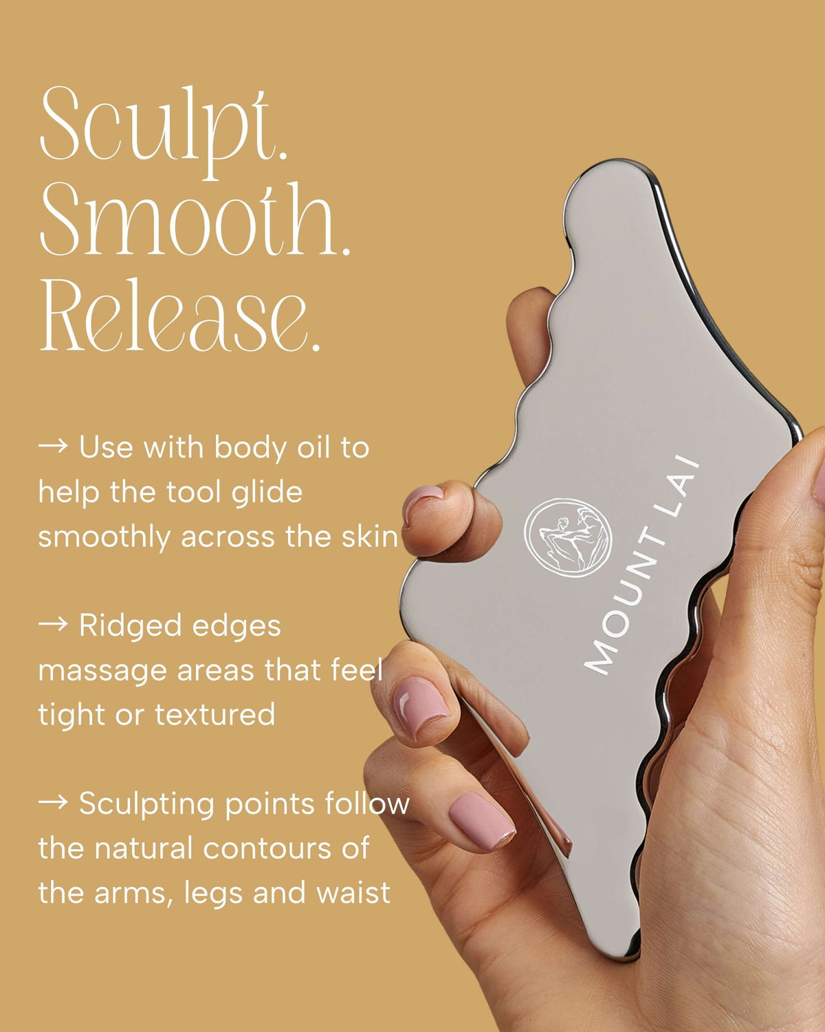 The Vitality Qi Stainless Steel Body Sculpt & Release Tool