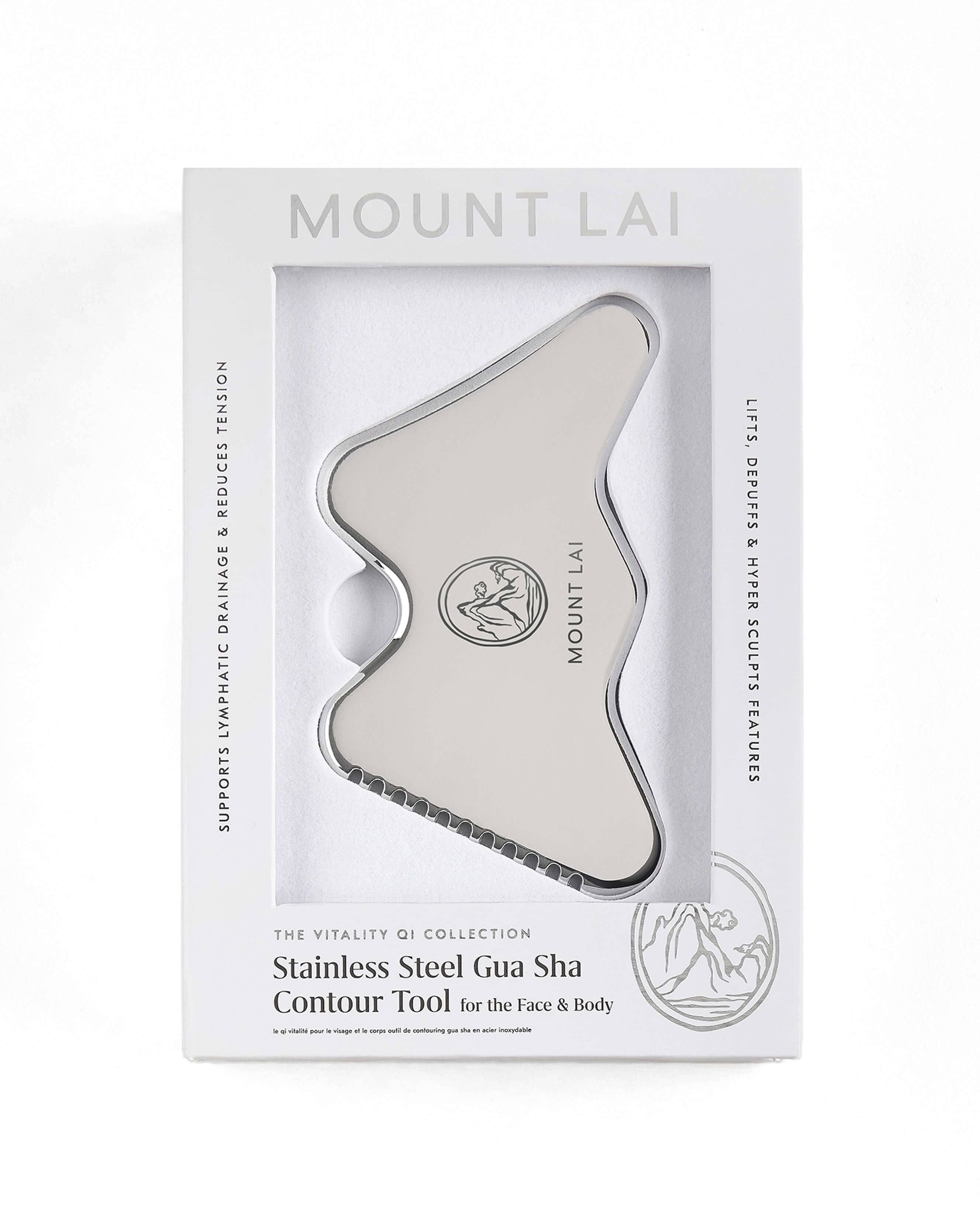 Stainless Steel Face + Body Gua Sha Contour Tool