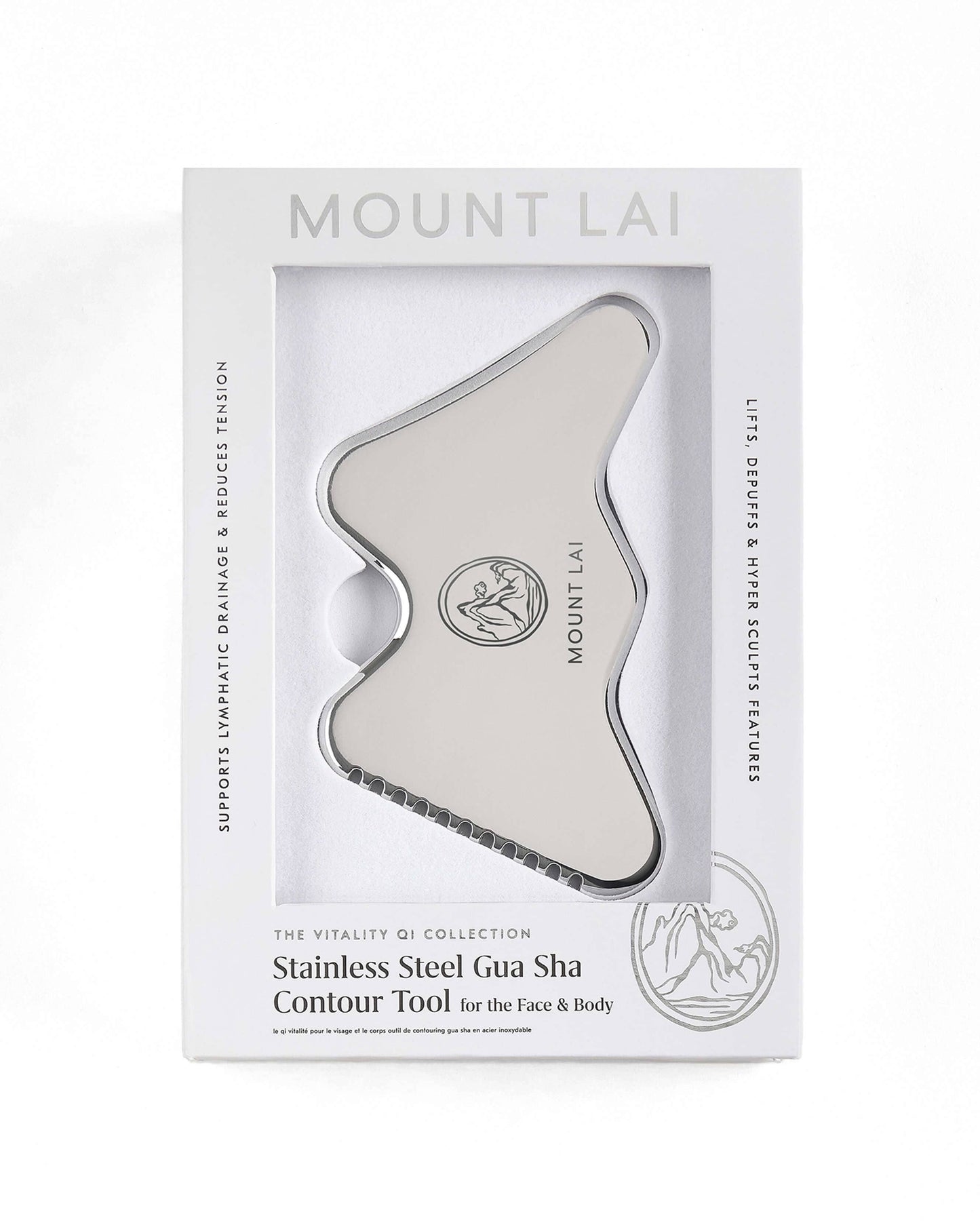 Stainless Steel Face + Body Gua Sha Contour Tool