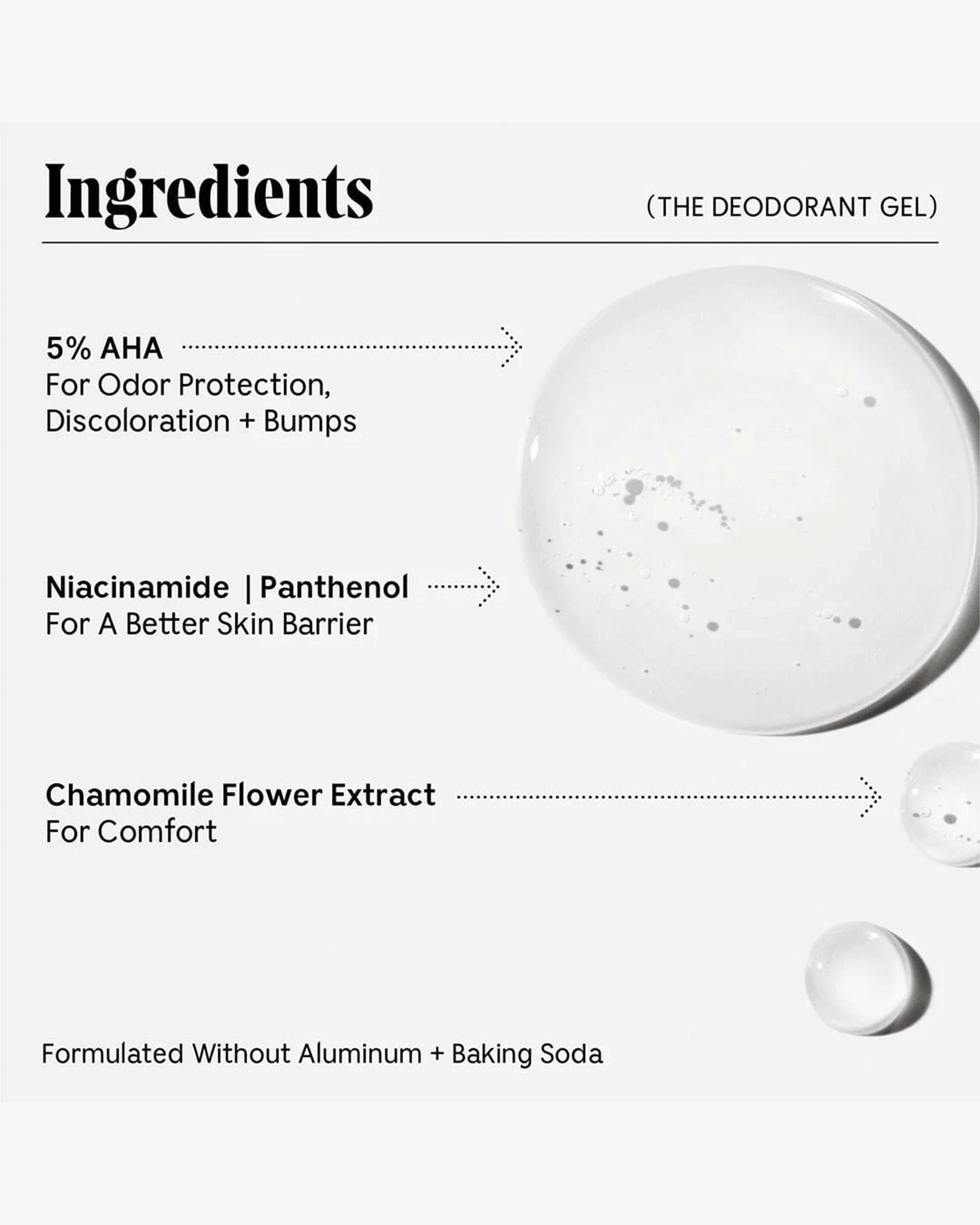 The Deodorant Gel - Fragrance-Free