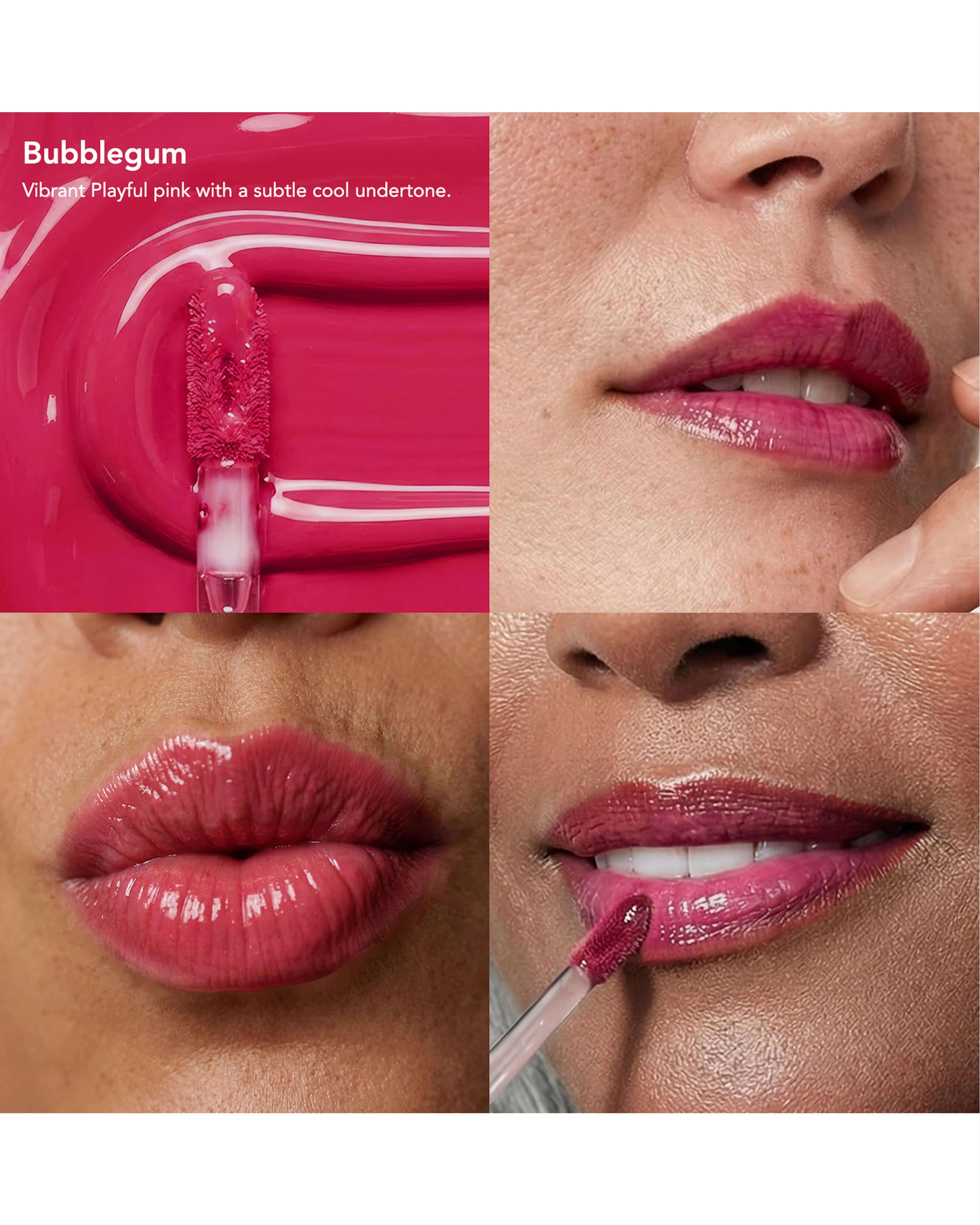 Bubblegum (Vibrant, playful pink with subtle cool undertones)