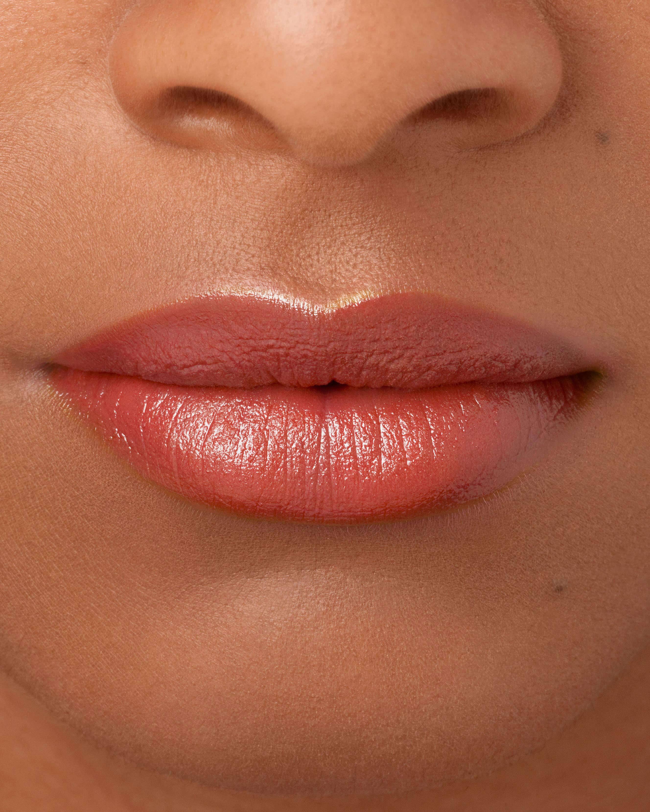 Bittersweet (semi-matte muted peach pink)