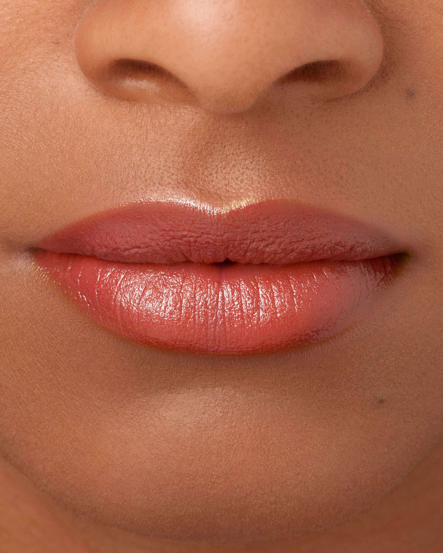 Bittersweet (semi-matte muted peach pink)