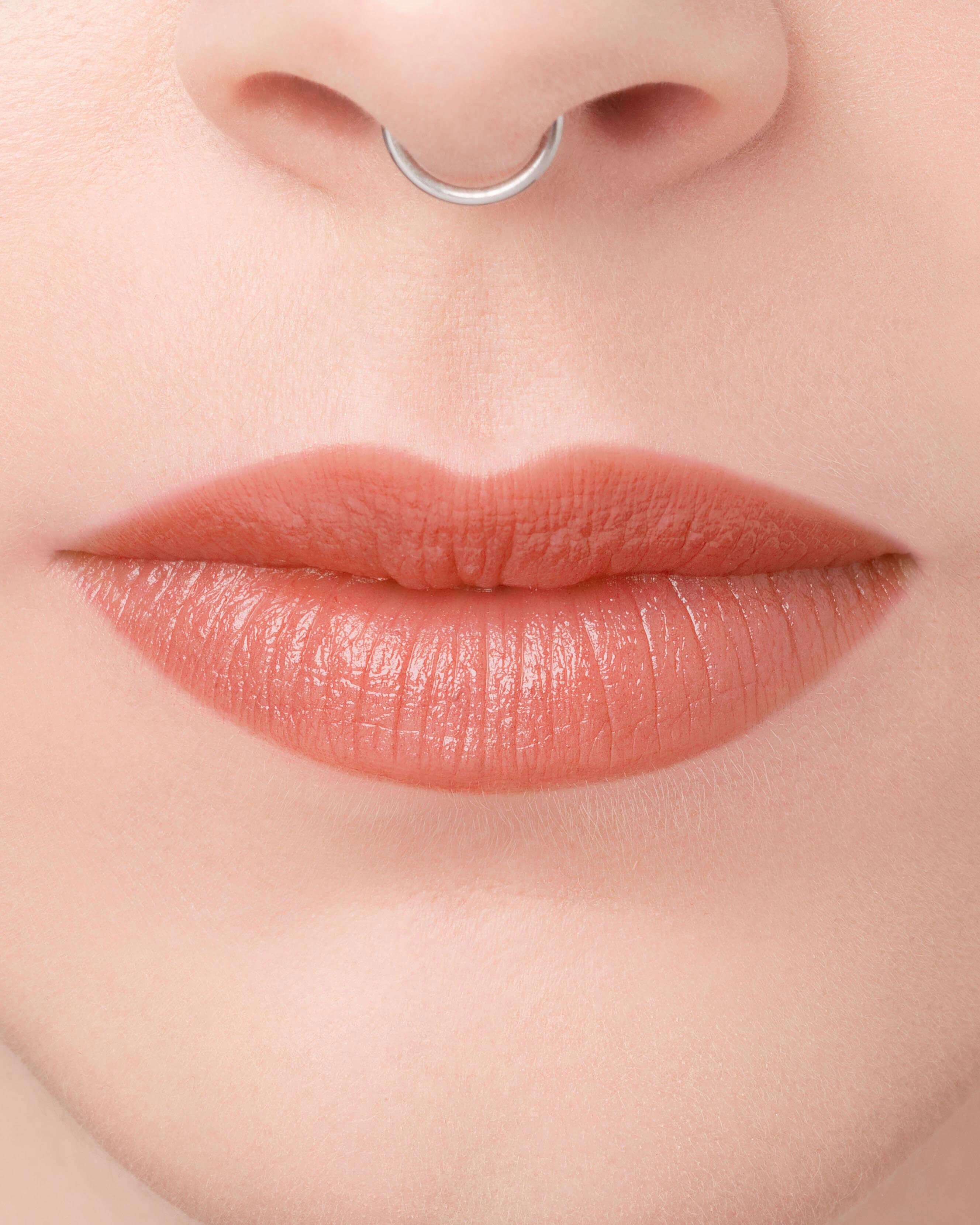 Bittersweet (semi-matte muted peach pink)