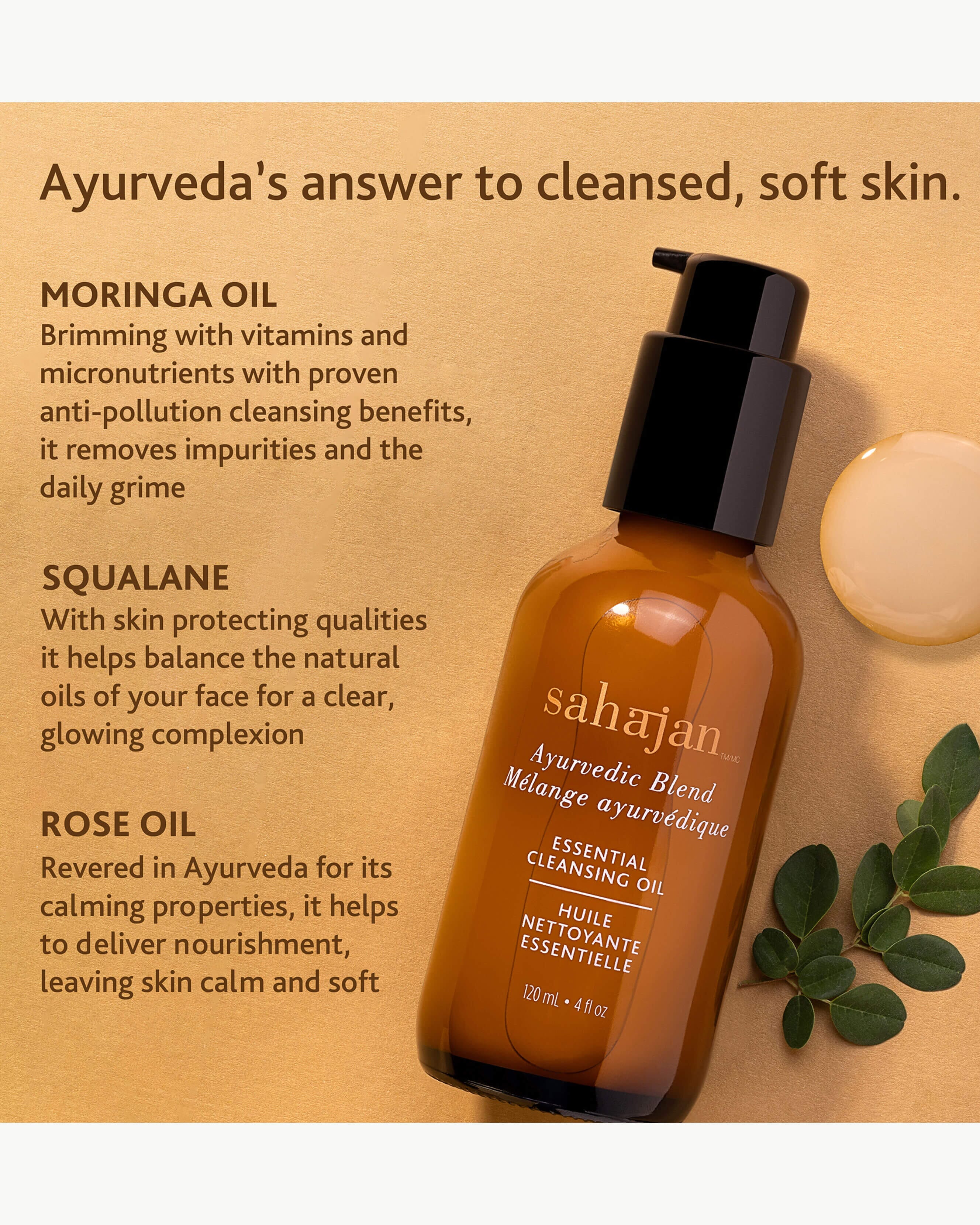 Essential Cleansing Oil with Vitamin C and Squalane