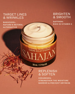 Eternal Glow Cream with Vitamin C, Baukuchiol, Ceramides + Saffron