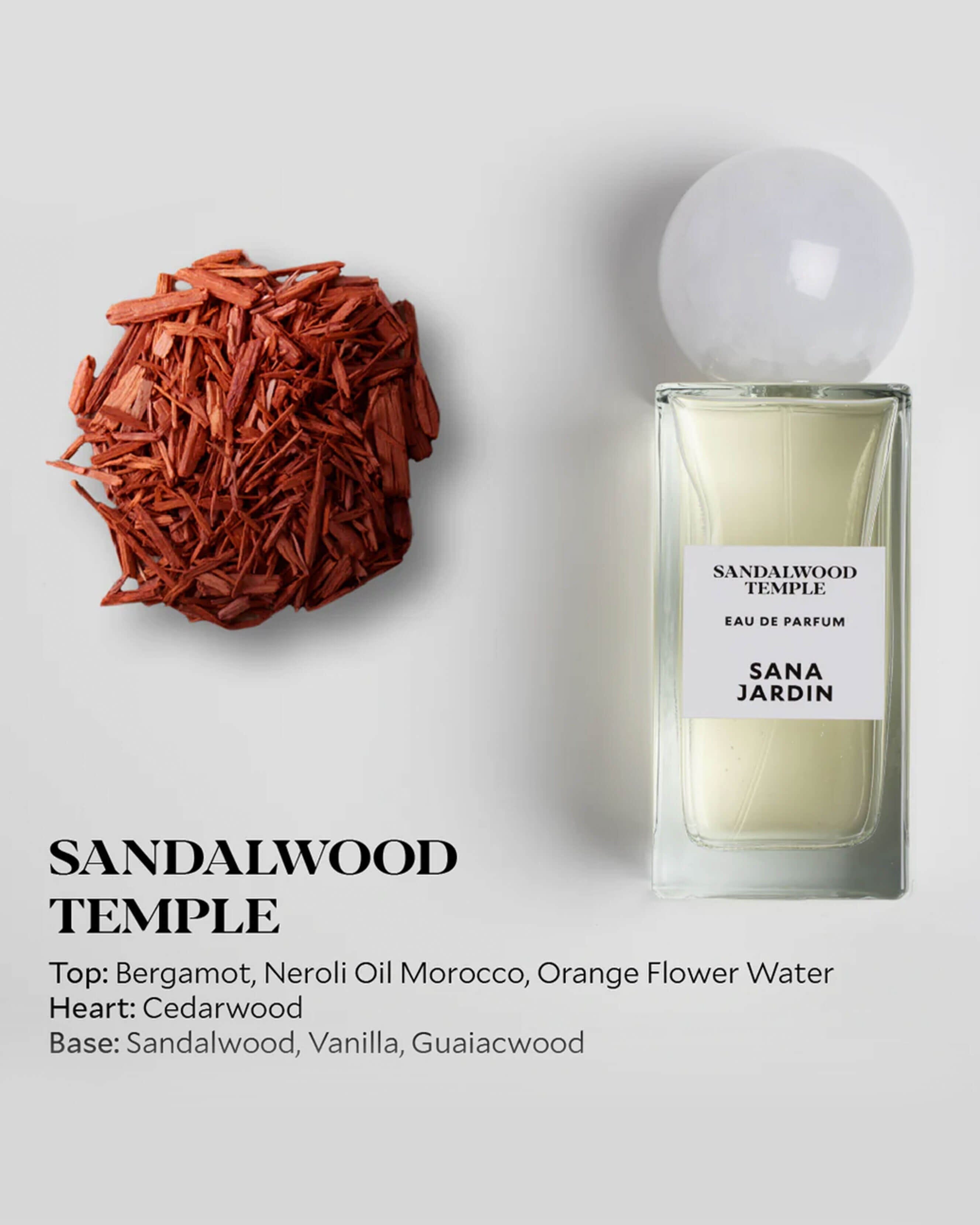 Impression Orange Blossom Sandalwood Perfume Sandalwood Temple Eau