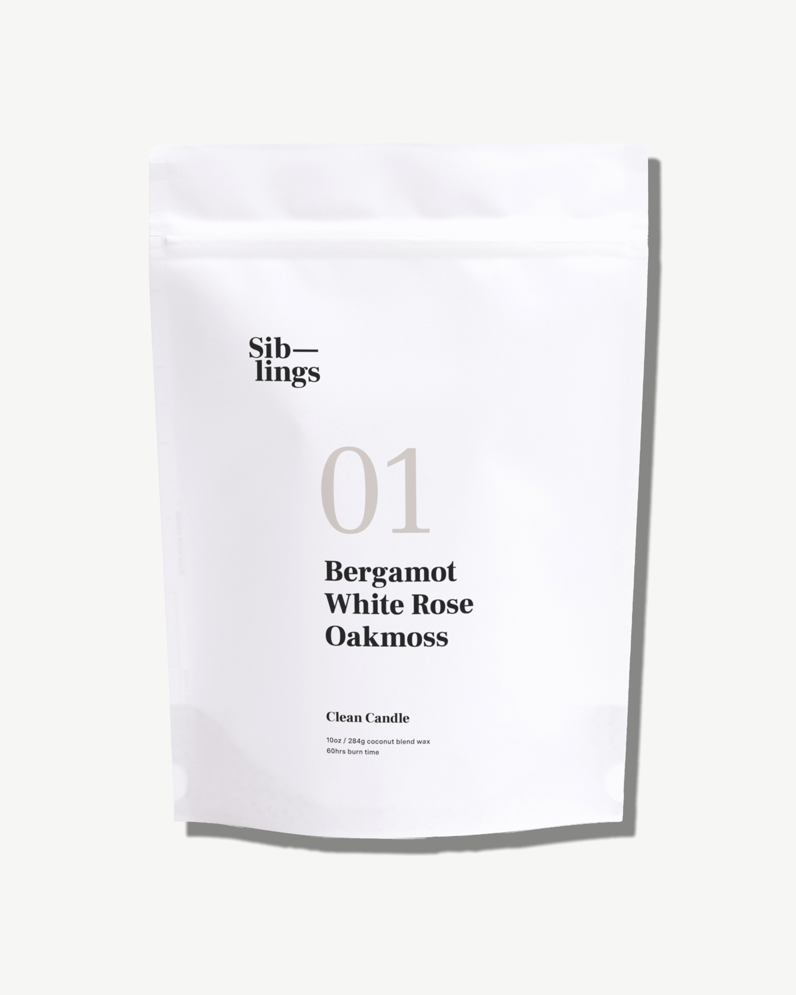 No 01 — Bergamot, White Rose, Oakmoss