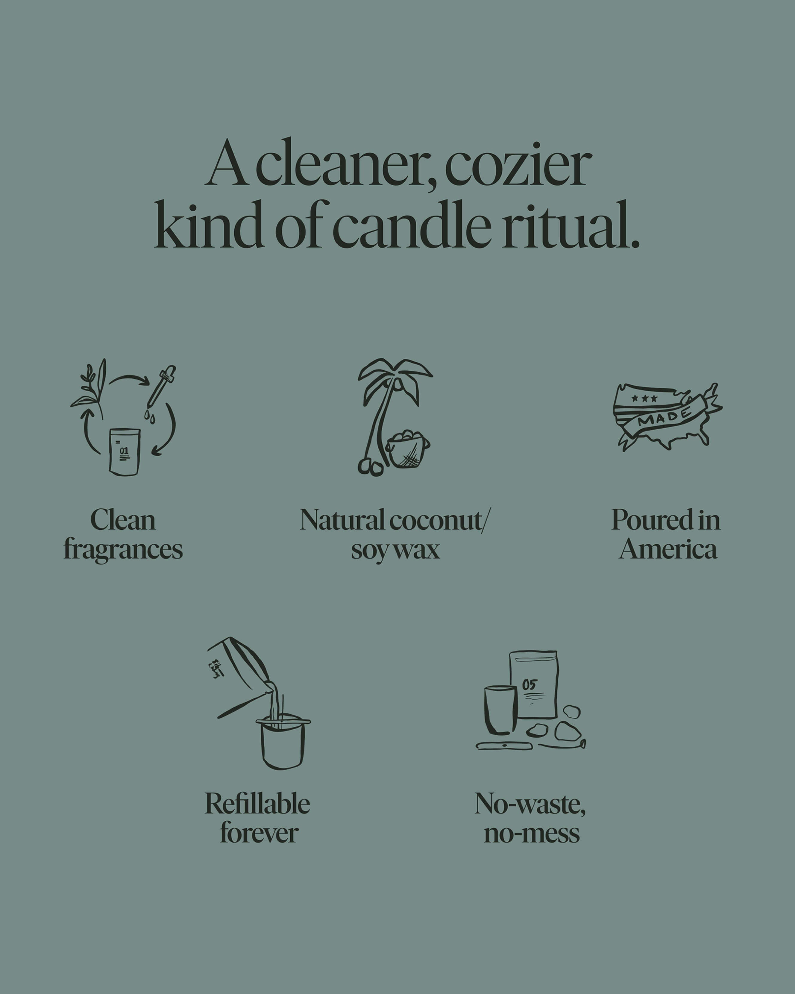 Forever Candle No 04 — Eucalyptus, Balsam, Wild Berries