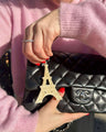 Hand-painted Eiffel Tower Bag Charm