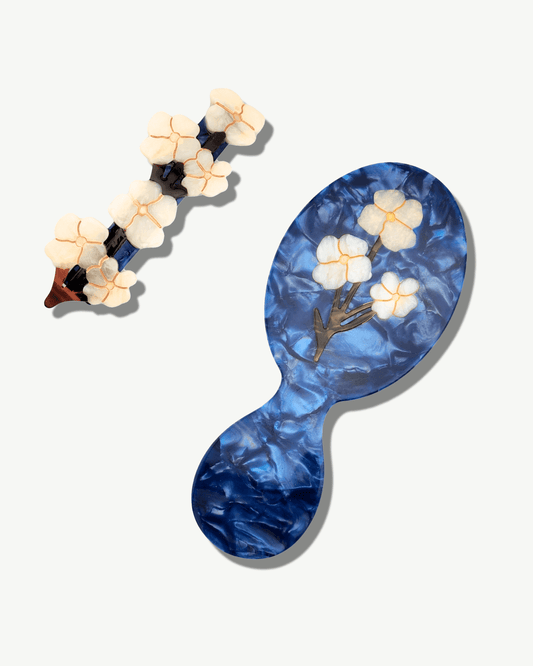 Hand-painted Vintage Flowers Handbag Heroes Edit Gift Set