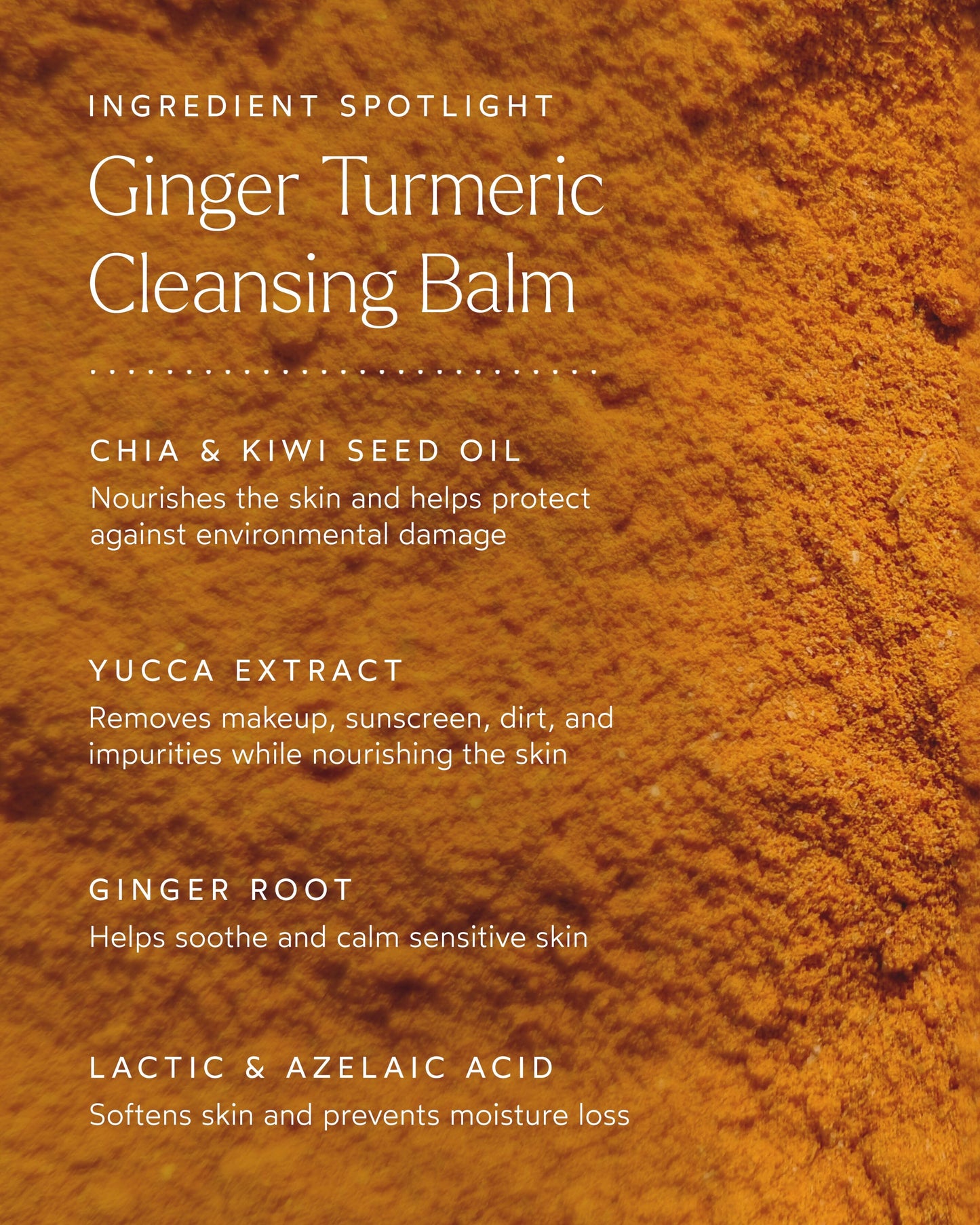 Calm Ginger Turmeric Cleansing Balm