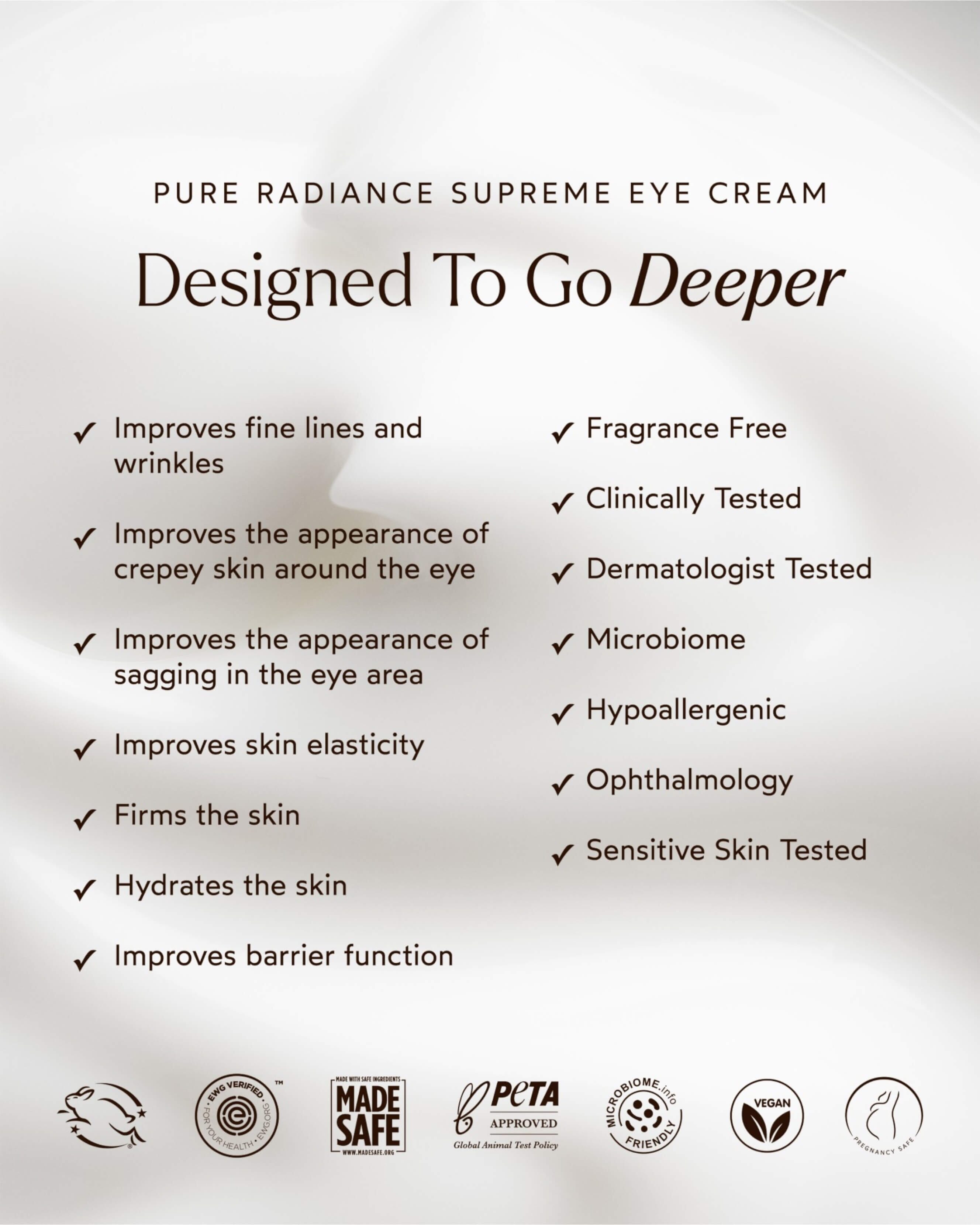Pure Radiance Supreme Eye Cream