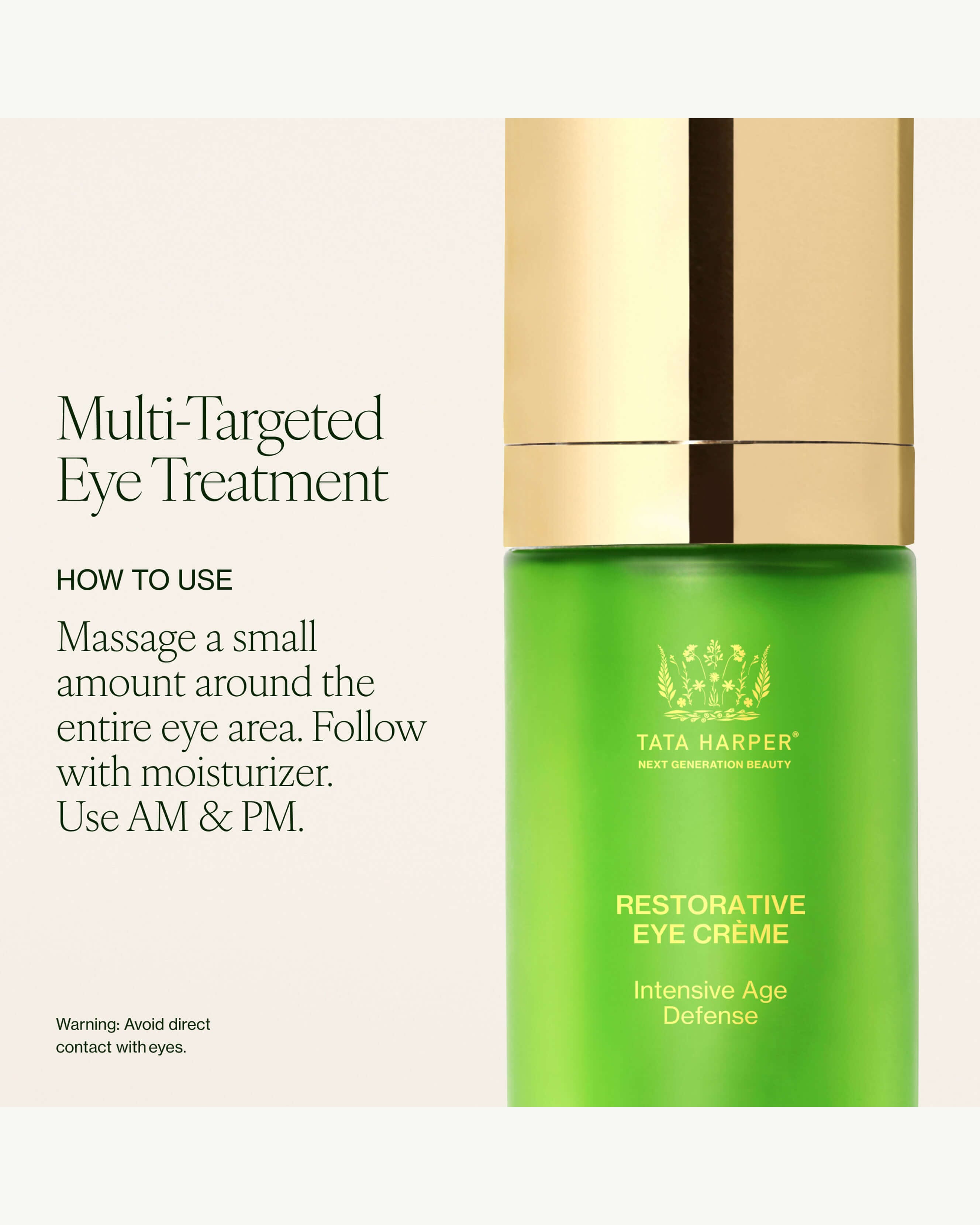 Tata Harper Restorative Eye Creme - Clean, Natural Eye Creme – Credo