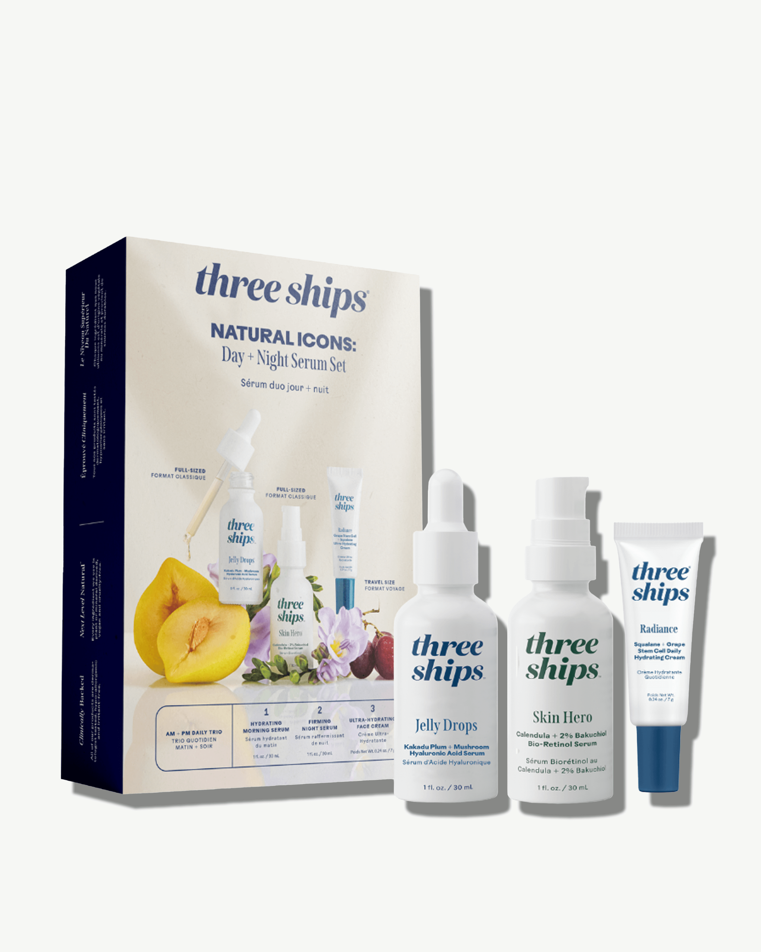 Natural Icons: Day + Night Serum Set