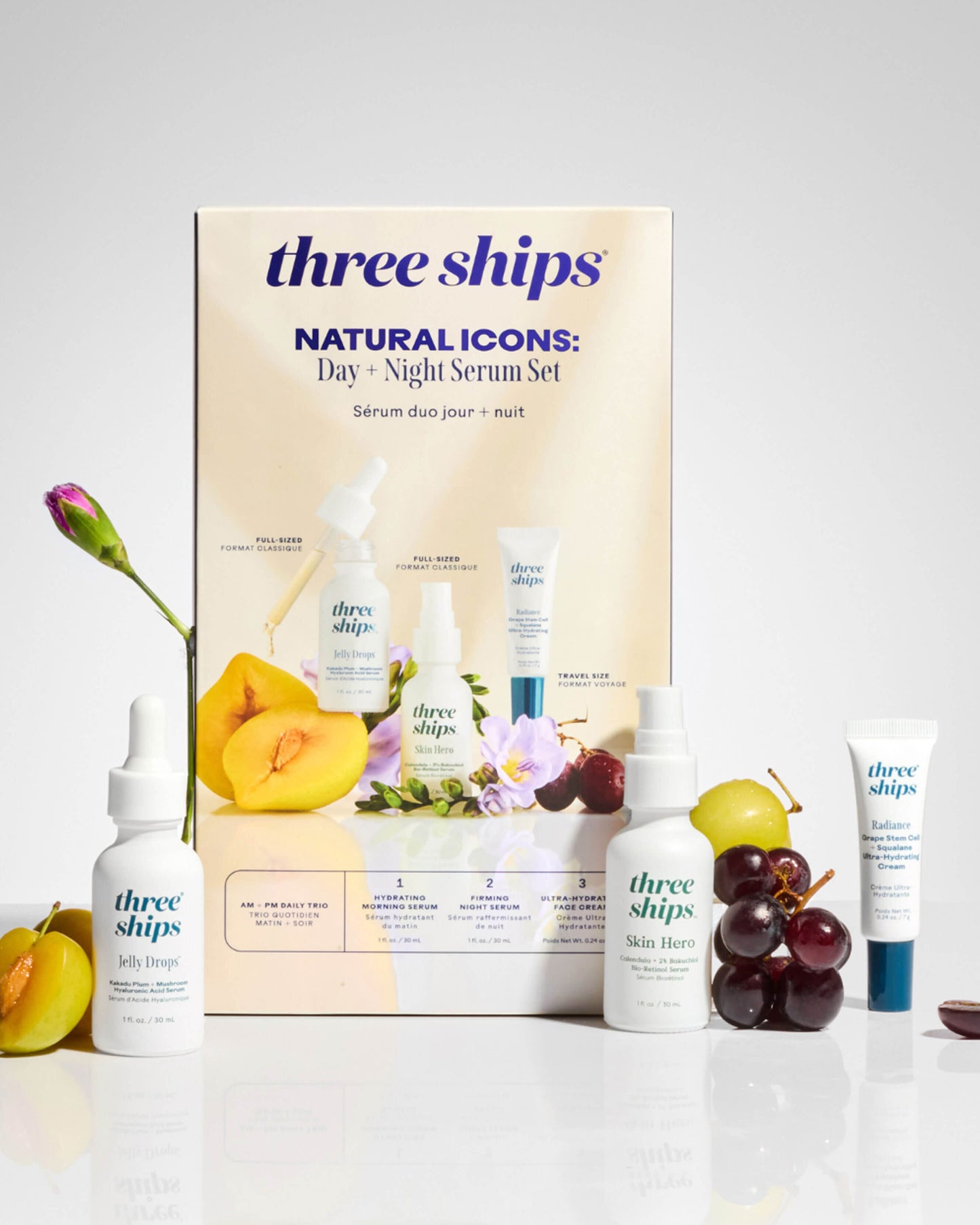 Natural Icons: Day + Night Serum Set